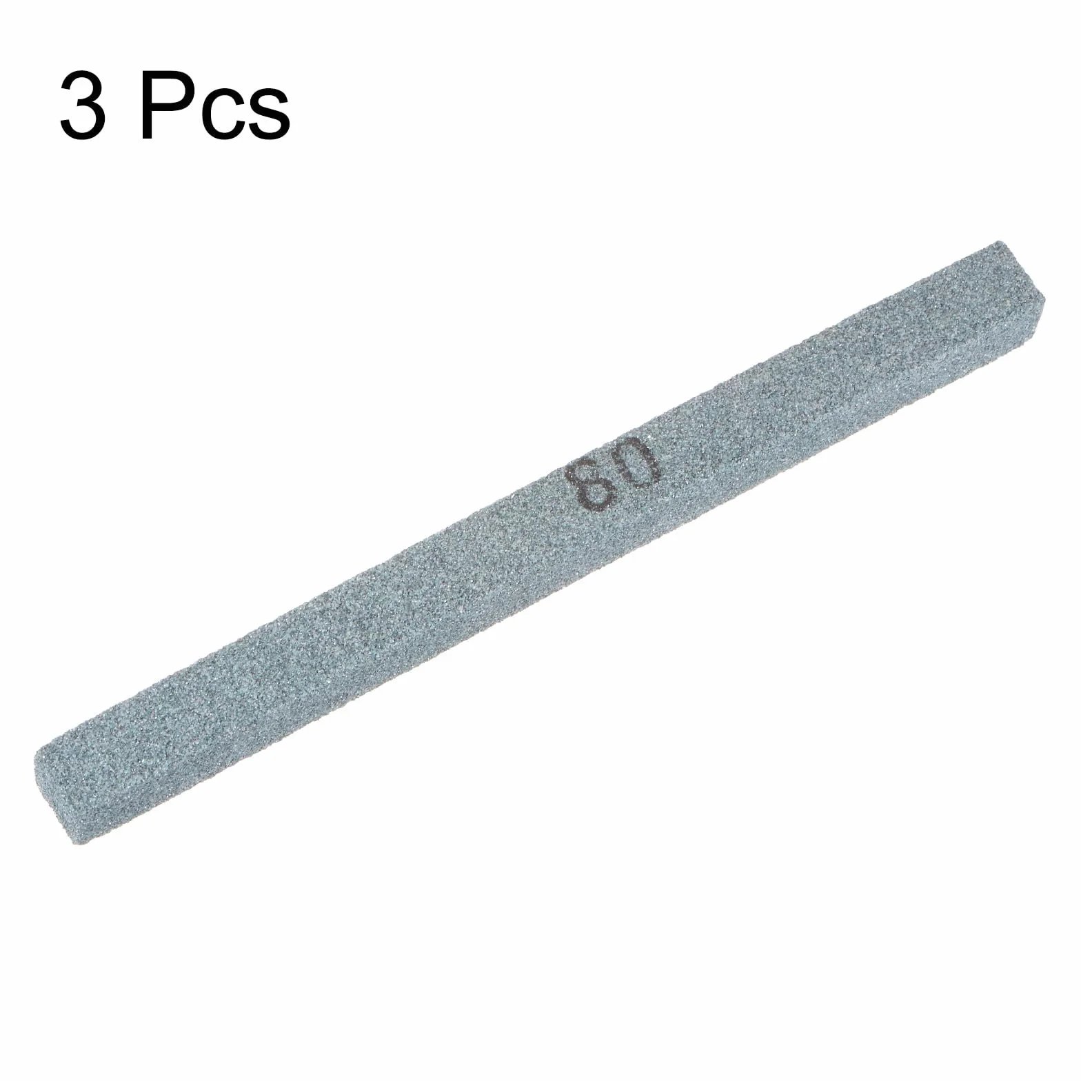 QUARKZMAN 3 szt. kamienie szlifierskie 80 ziarnistość 150 mm x 12 mm x 12 mm prostokąt zielony węglik krzemu kamień do ostrzenia noży