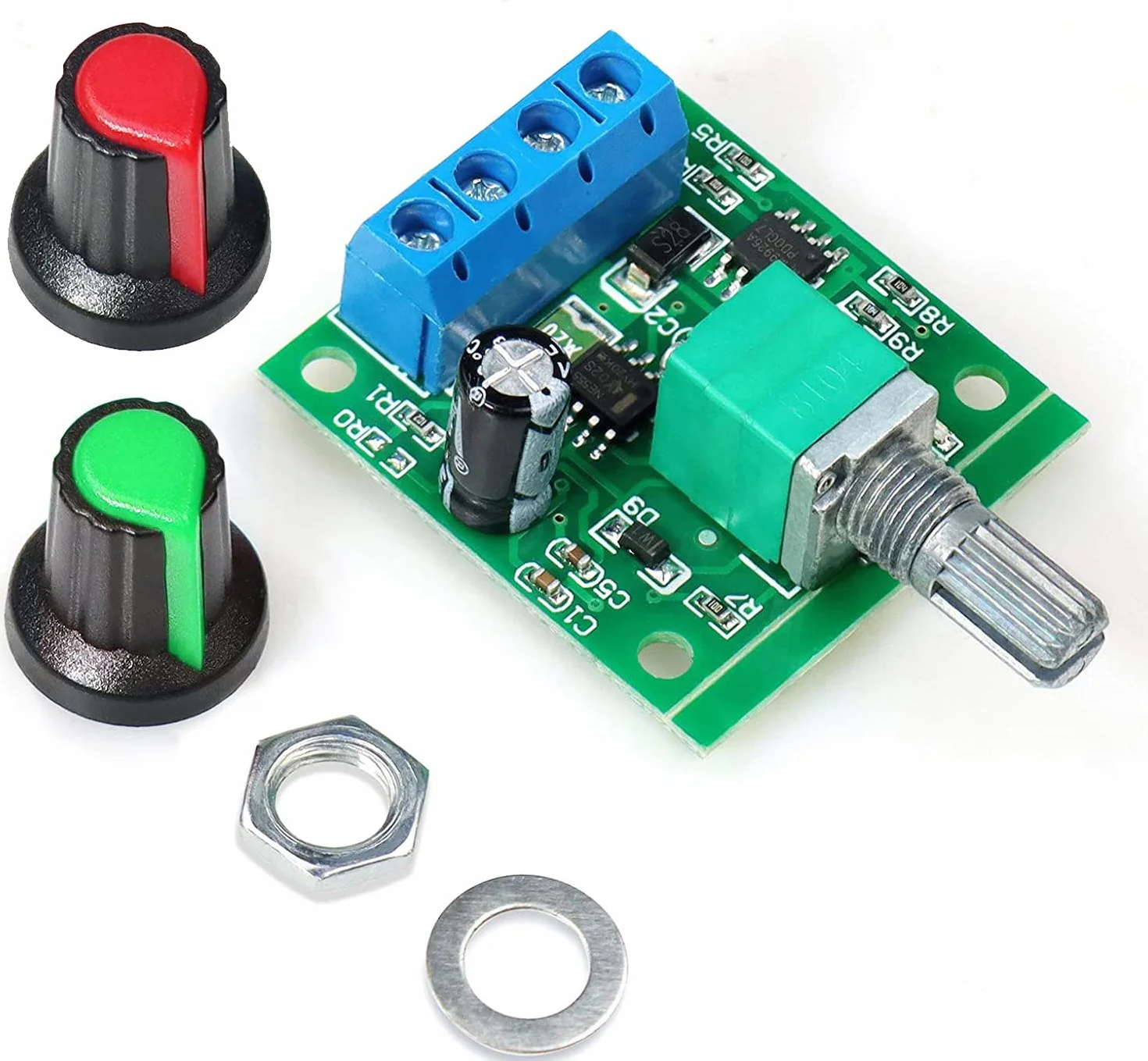 Gebildet PWM Regulator Prędkości Silnika DC 1.8V-12V 2A 1803BK Regulowany Przełącznik Sterownika