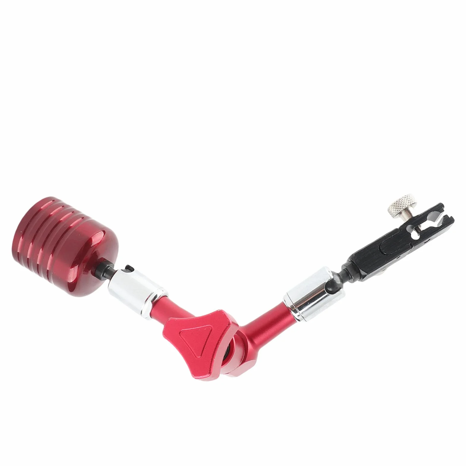 Akozon Uniwersalny Regulowany Uchwyt Czujnika Zegarowego Mini z Mocną Podstawą Magnetyczną 50 kg