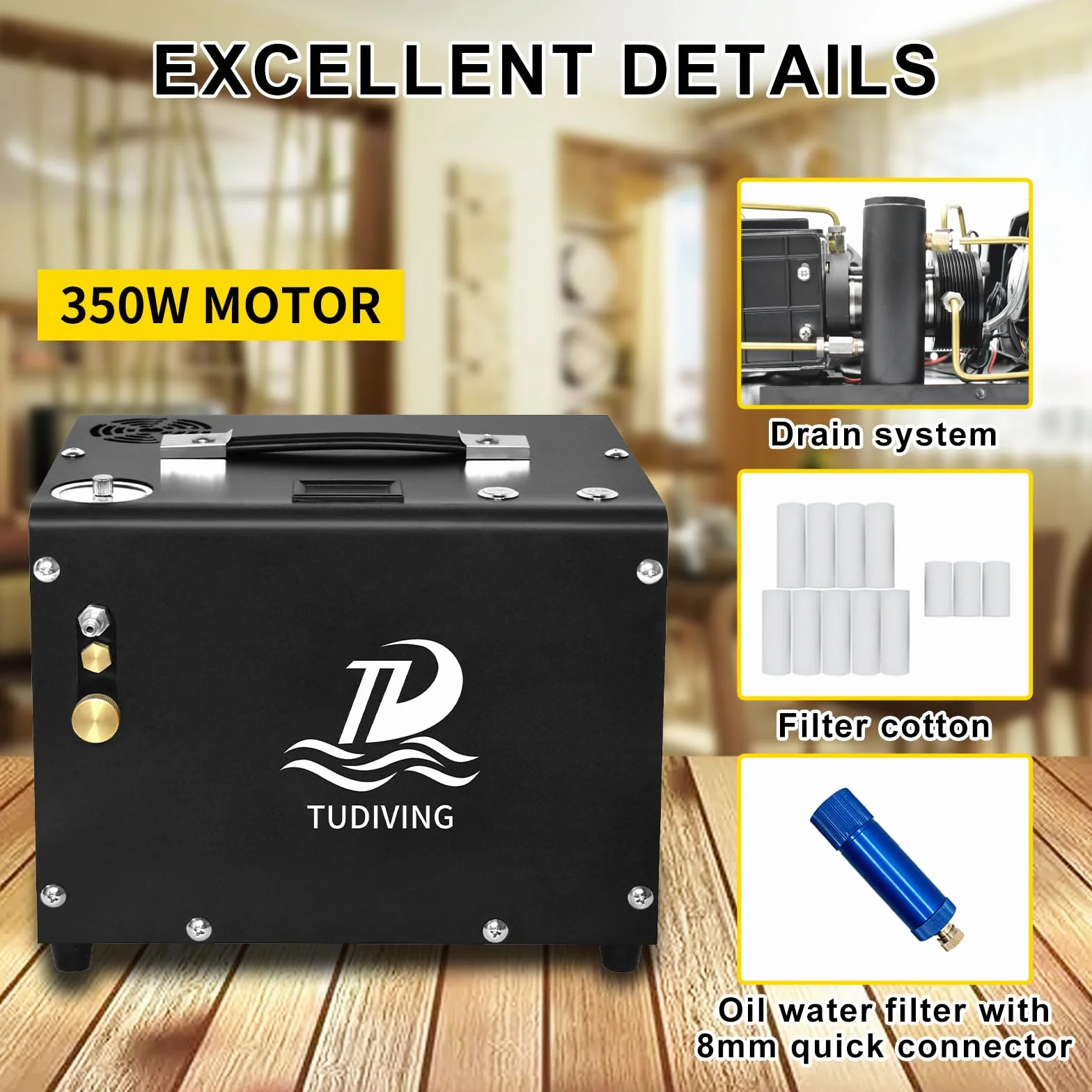 4500Psi 300Bar Sprężarka Powietrza 12V Pompa Wysokociśnieniowa Wbudowany Transformator Przenośny Sprężarka Zestaw Sprzęt Do Nurkowania Wersja Ciśnieniowa 220V TXET062