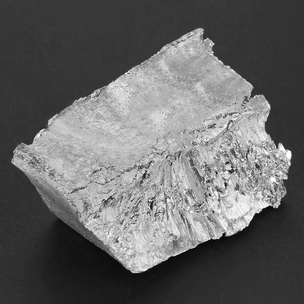 Cynk, 1 kg / 2,2 funta wysoka czystość 99,995% cynku Zn metalowy blok bryłowy próbka wlewka