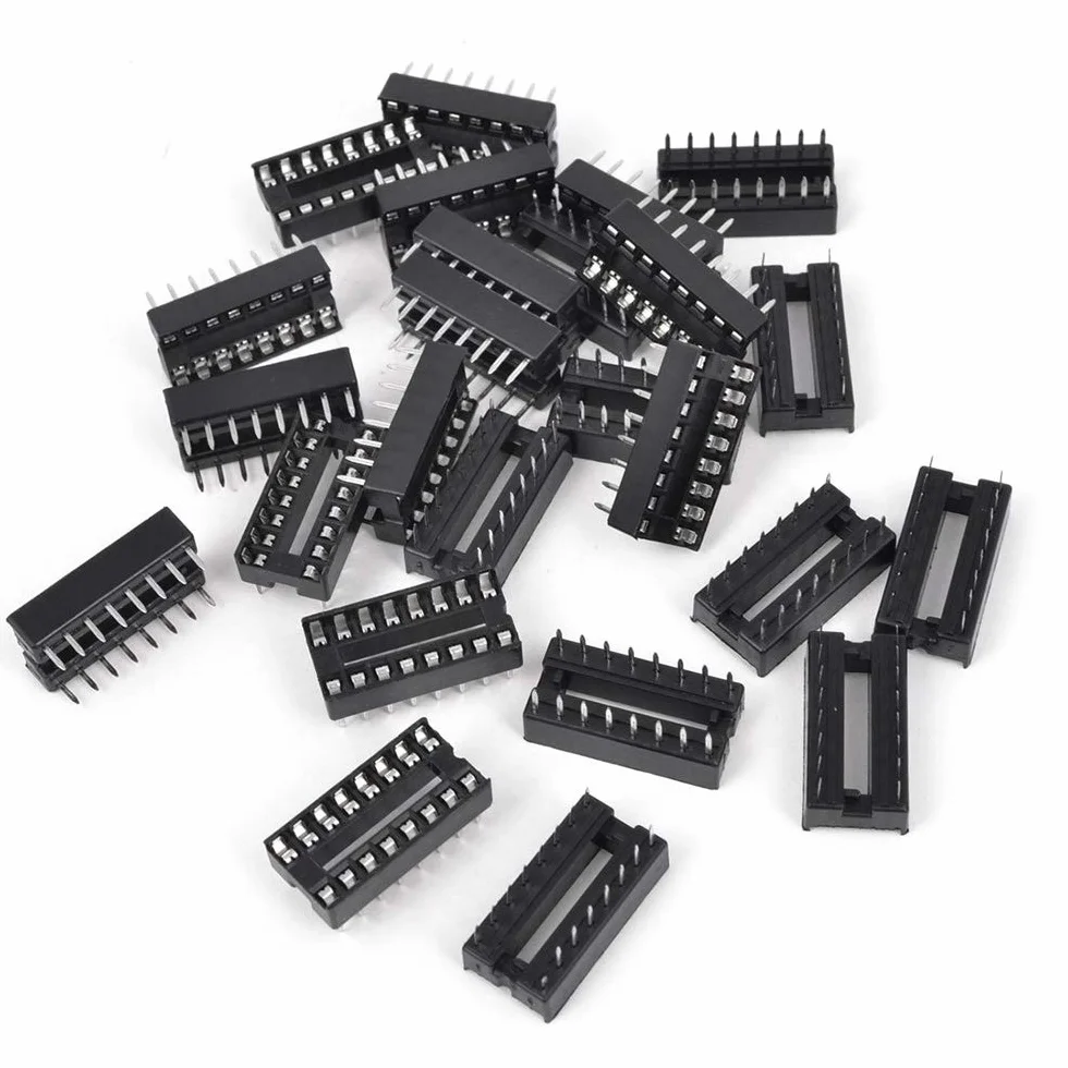 DIP IC Sockel 16 Pin DIP-8 2.54MM IC Sockel Adapter Lötanschluss