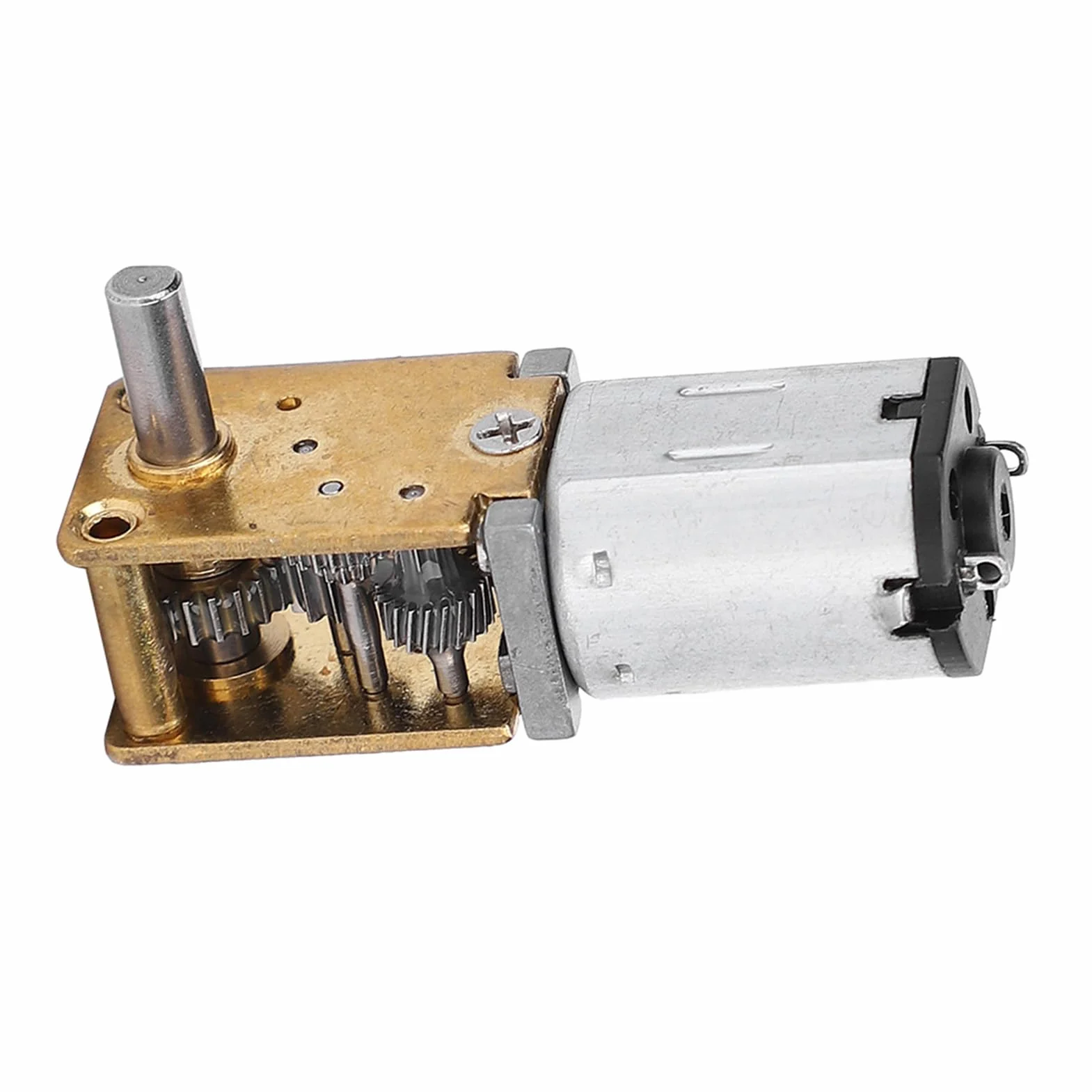 Silnik przekładniowy 1218GE-N20, miniaturowa przekładnia ślimakowa, metalowy reduktor, DC 6V 70 RPM