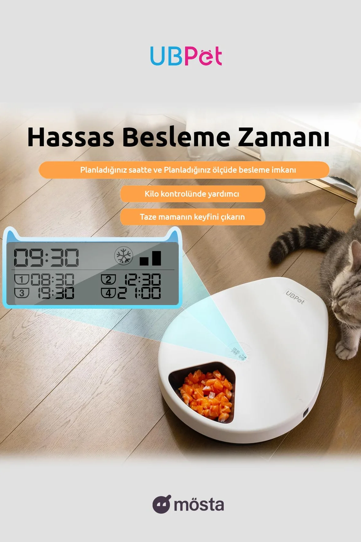 Pettitp Ub Pet Smart Chłodzony podajnik