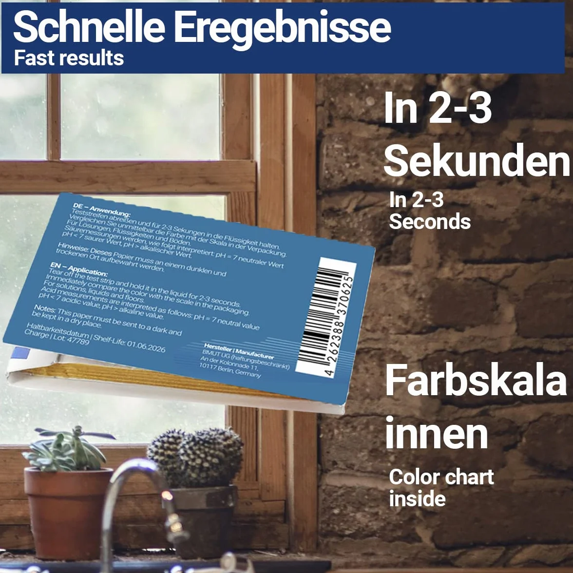 Tester paskowy, paski testowe, 240 sztuk, 1-14 pH, wskaźnik, papier lakmusowy do wody, ziemi, napojów i innych substancji (uniwersalny)