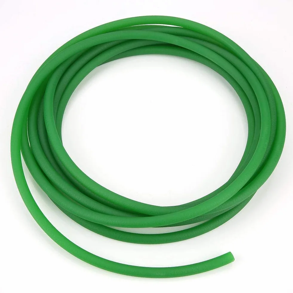 Okrągły pasek PU z szorstką powierzchnią Pasek napędowy PU do napędu (zielony) (8 mm * 5 m)