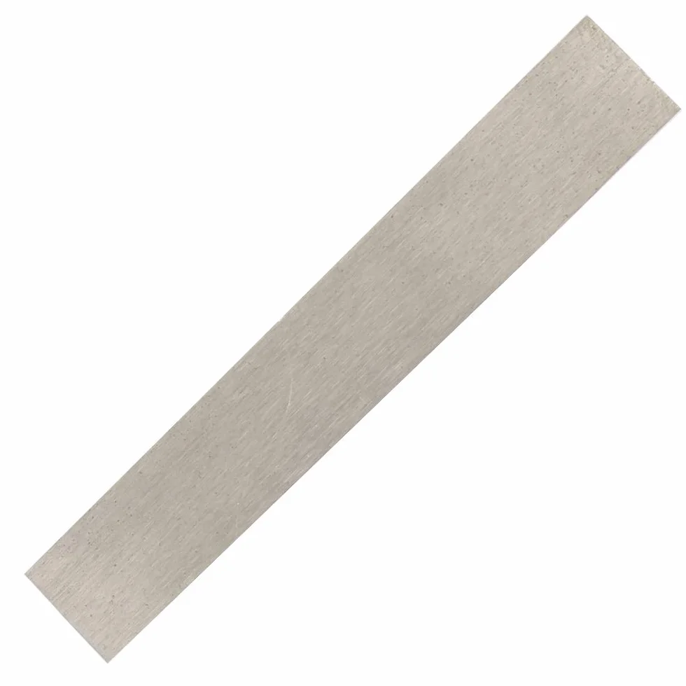Anoda niklowa - 152 mm x 25 mm x 1 mm, 99,6% czystego niklu elektrody do samodzielnego niklowania i galwanizacji niklowej, elektroda niklowa o wysokiej czystości