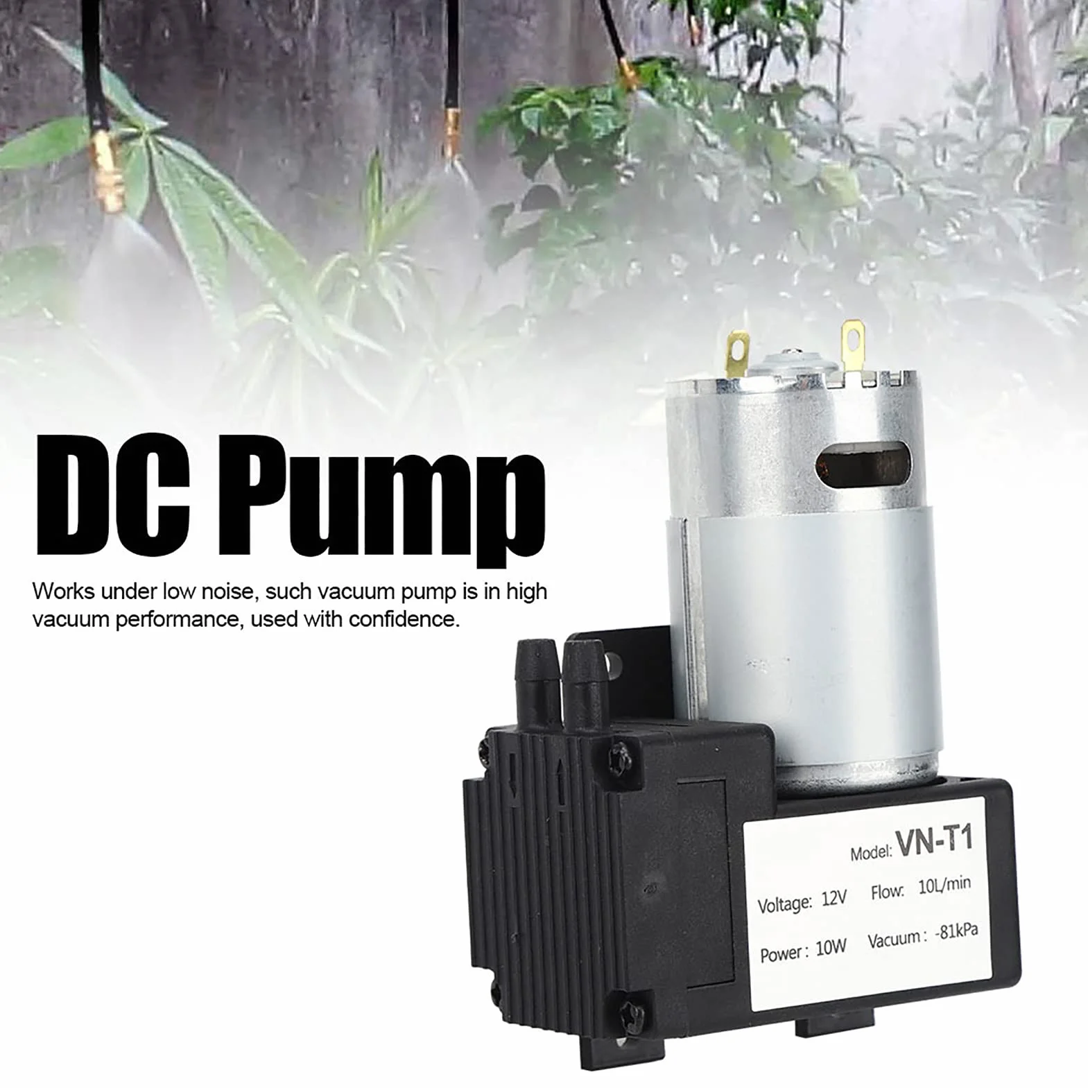 Mini Pompa Próżniowa VN T1 DC12V 10 L/min Niski Szum Przemysłowy