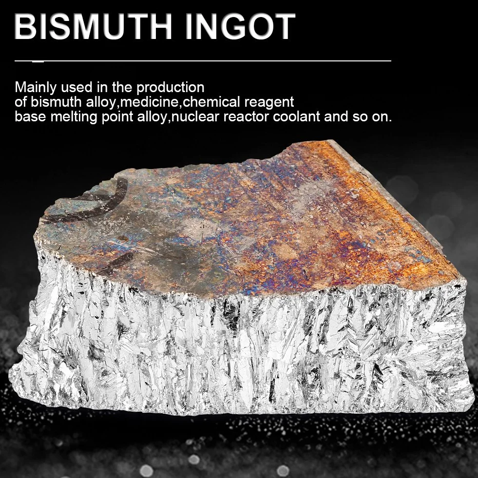 Bismut Metall 1000g 99,99% Reine Kristall Geoden Wismutlegierungen