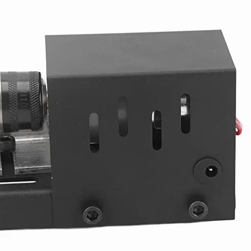 Mini maszyna tokarska, regulowana 7 prędkość tokarki do drewna, 8000RPM tokarka do metalu dla koralików, biżuterii, rzemiosła, Zastosowanie brzeszczotu 50mm/1.97in