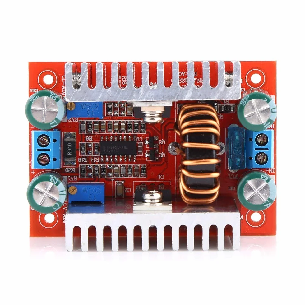 Moduł Step Up, 400W DC-DC Step-up Boost Converter Moduł Zasilacza Stałoprądowego Sterownik LED Konwerter Napięcia Podwyższający Napięcie