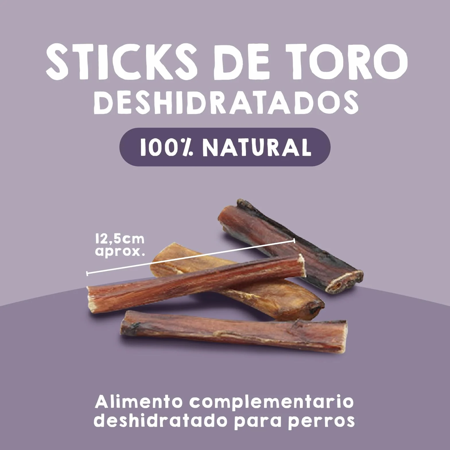 MAIKAI Nerw wołowy dla psów - (2 x 4 sztuki) w 100% naturalne kije dentystyczne - pałeczki do żucia - kości idealne na zęby szczeniąt - dieta BARF - prezenty dla psów