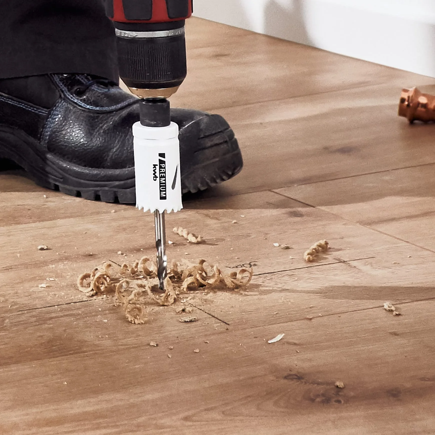 kwb Otwornica Ø 32 mm HSS-Bi-Metall 598032 (zęby Vario, 8% kobalt, wysoka dokładność ruchu obrotowego)