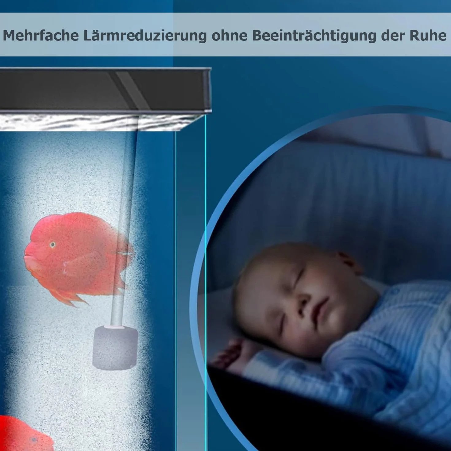 Pompa powietrza do akwarium, mini pompa tlenowa USB, cicha pompa tlenowa, oszczędność energii, bańka tlenowa, z kamieniem powietrznym i silikonowym wężem do pojedynczego wylotu