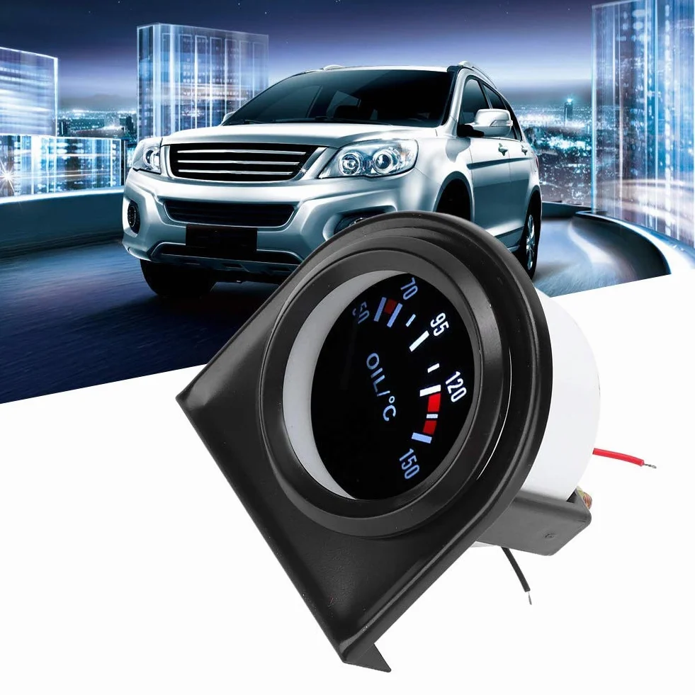 EVGATSAUTO Wskaźnik Temperatury 52 mm 2-calowy LED 50-150 ℃