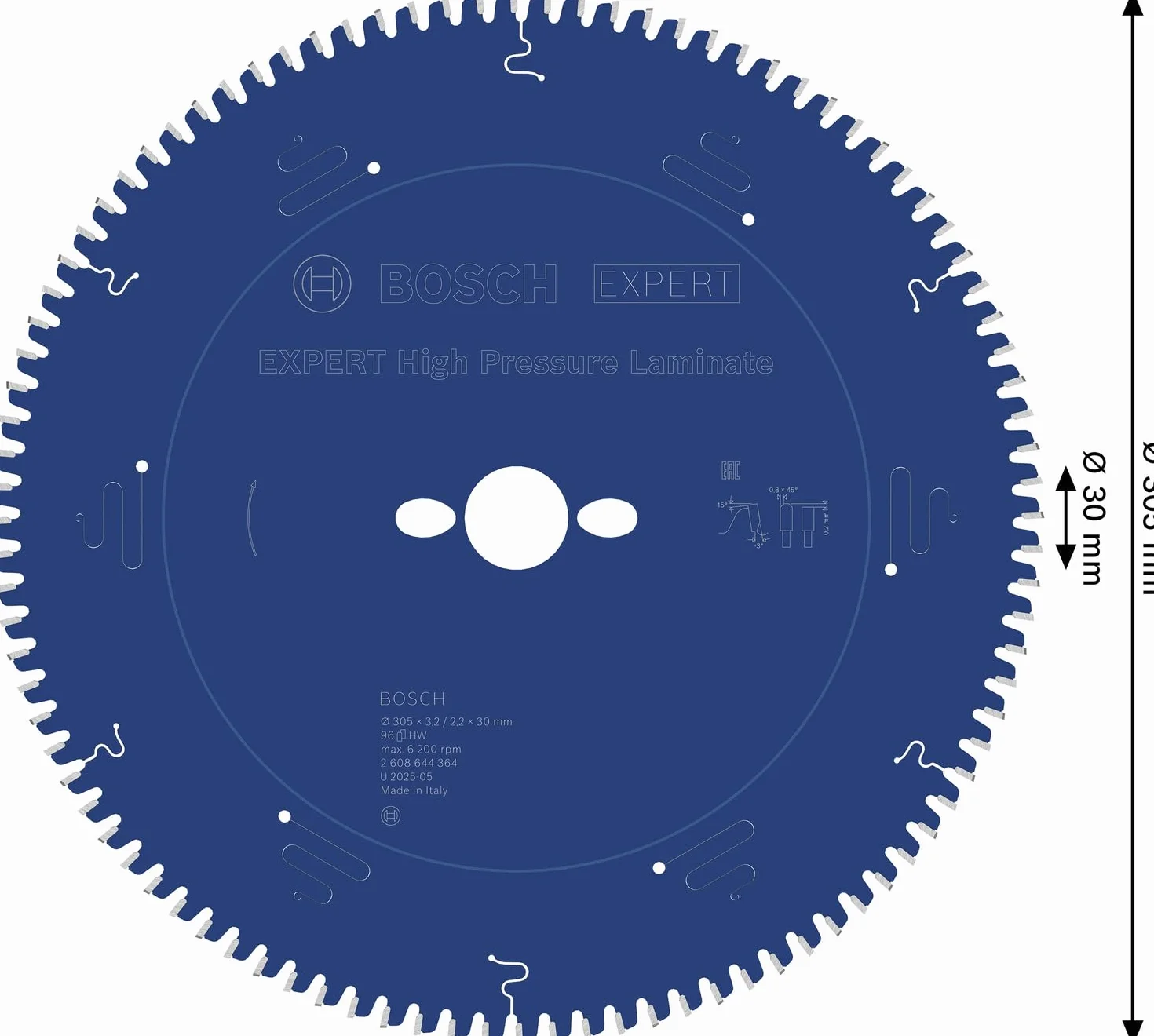Bosch Professional Tarcza do piły tarczowej Expert 305 x 30 x 3,2 mm do laminatów wysokociśnieniowych