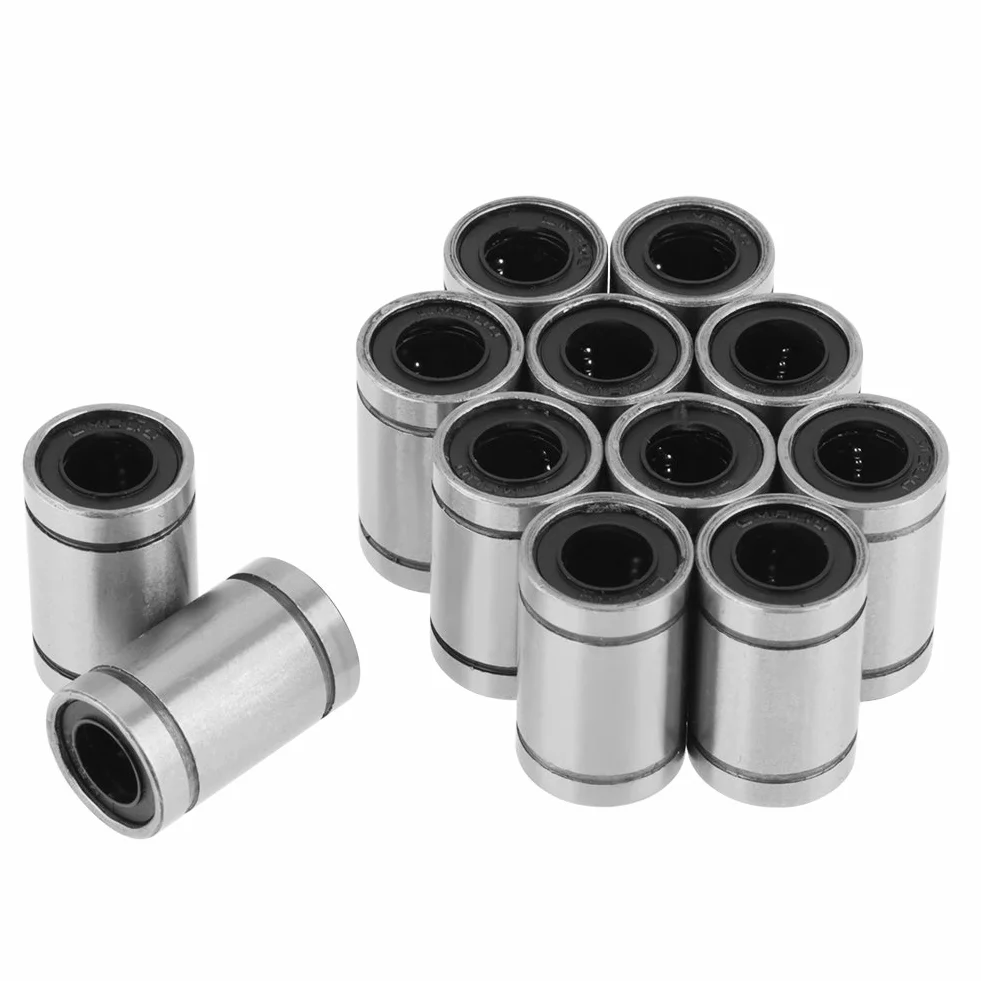 LM8UU Łożyska liniowe kulkowe 12 sztuk 8x15 mm do CNC 3D drukarek