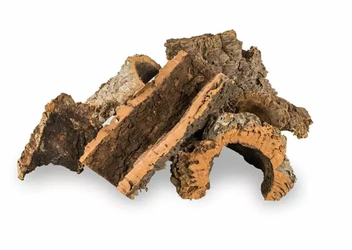 HAPPET Tunel Korkowy L 30×15×30 cm – Naturalna Kryjówka i Dekoracja z Kory Dębu Korkowego, Odporna na Wilgoć i Pleśń, Idealna do Terrarium