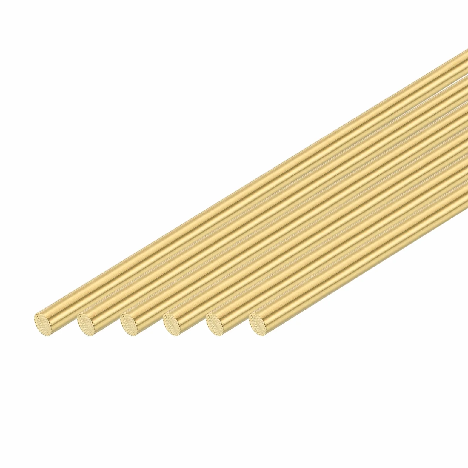 QUARKZMAN 8 szt. okrągły pręt mosiężny 5/64" (2 mm) 4" (102 mm) H62