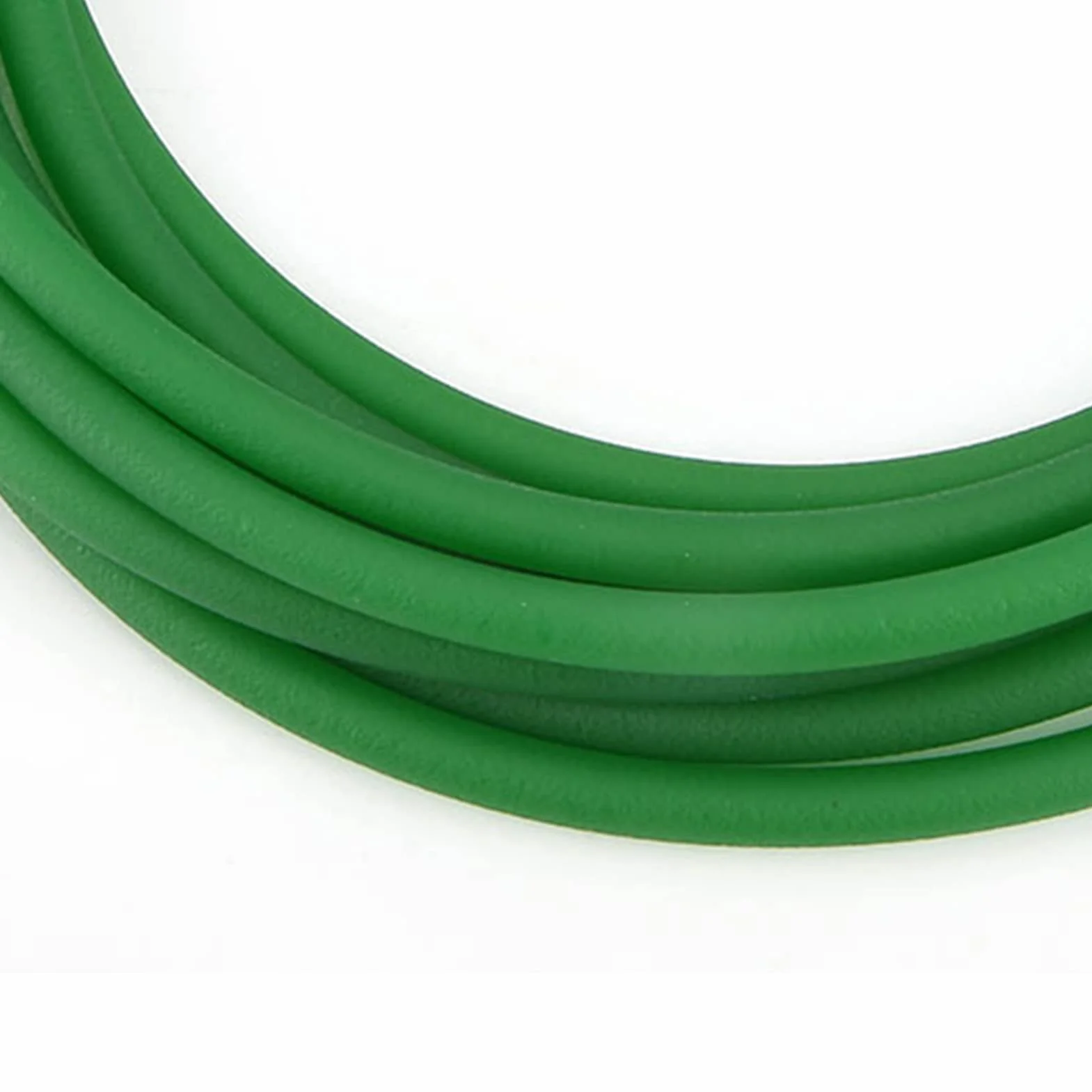 Okrągły pasek PU z szorstką powierzchnią Pasek napędowy PU do napędu (zielony) (8 mm * 5 m)