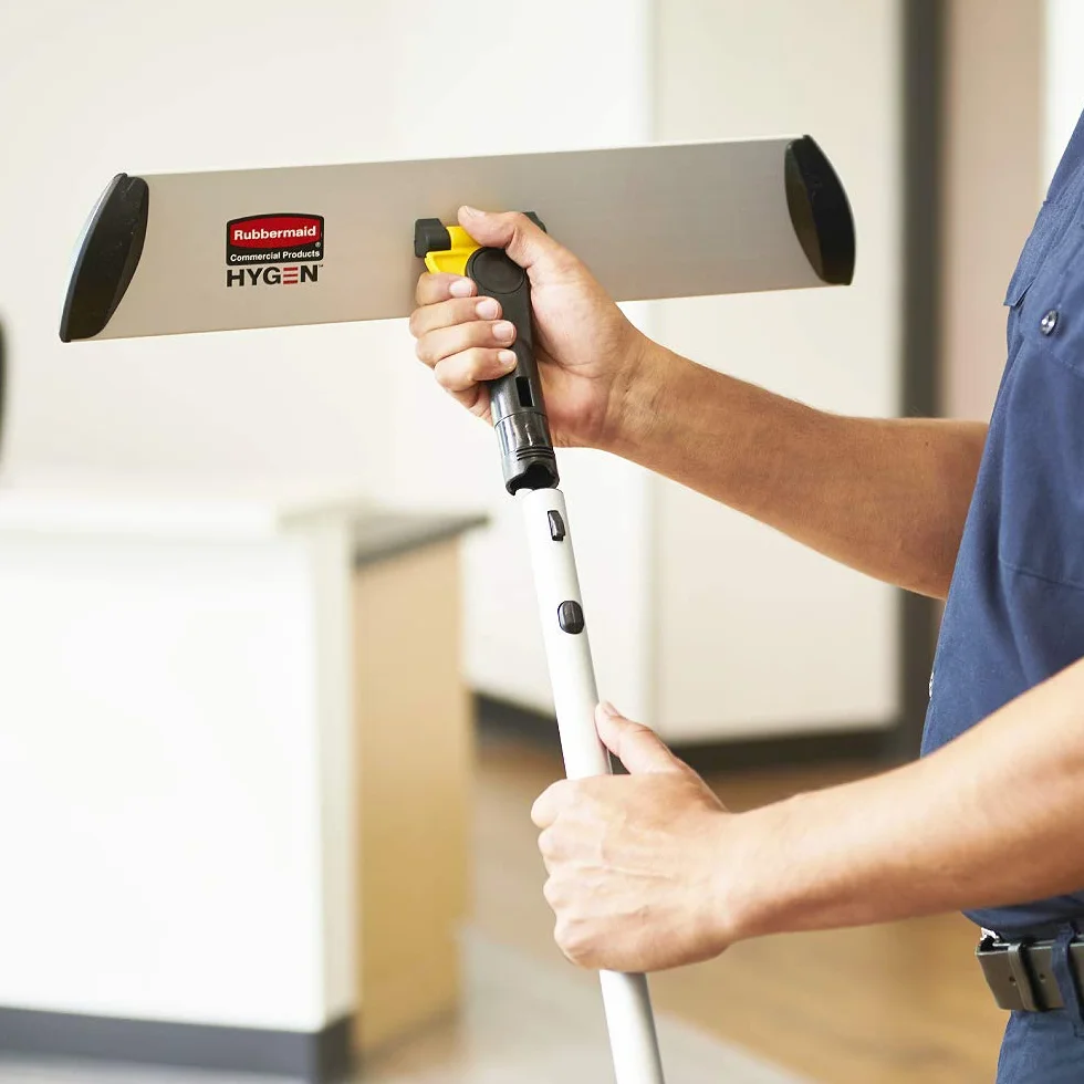 Rubbermaid Commercial Products HYGEN Quick Connect Straight Extension Uchwyt Do Mopa Żółty