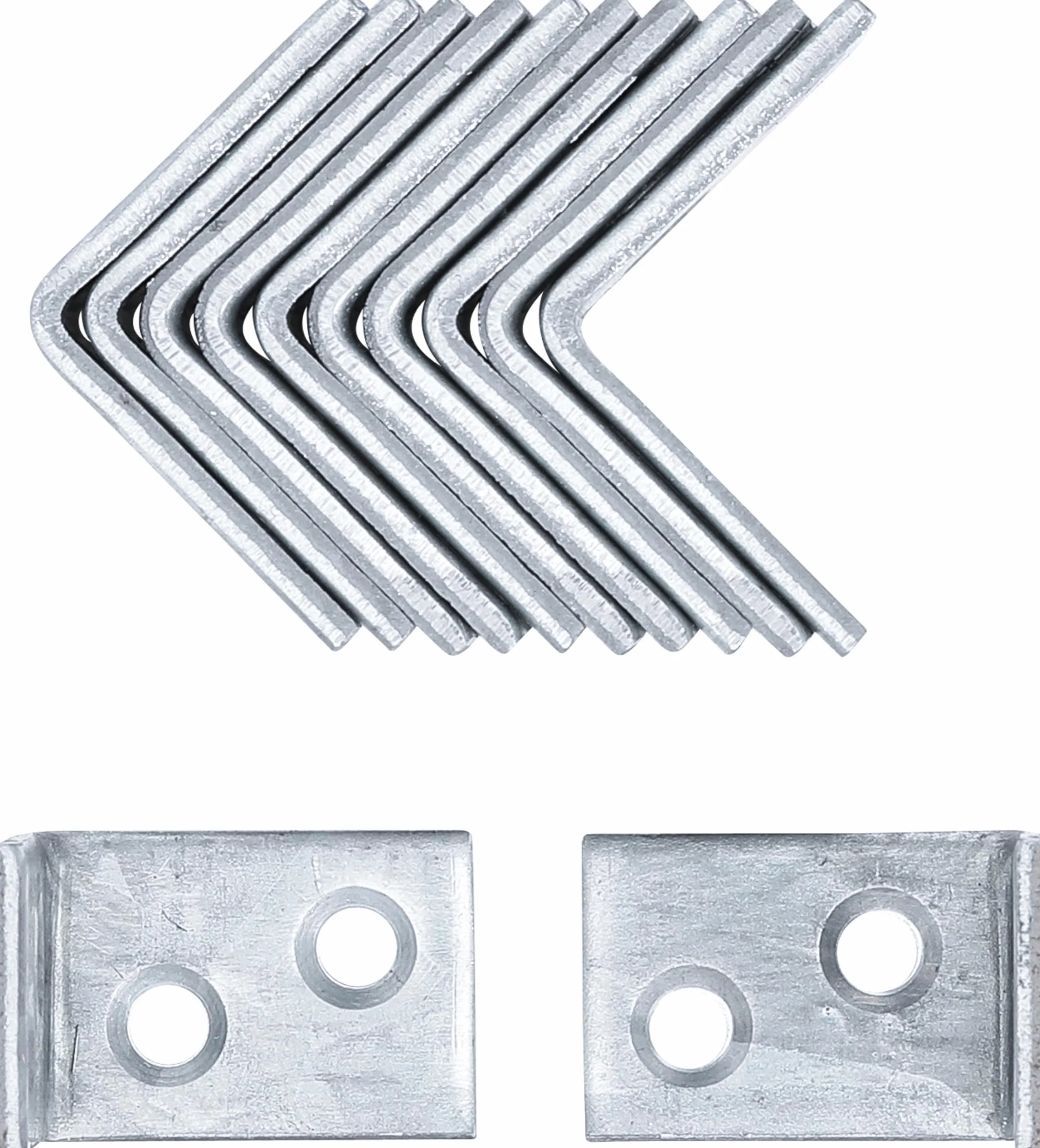 BGS Diy 80943 | Kątowniki | 25 x 25 x 15 mm | 12 szt.