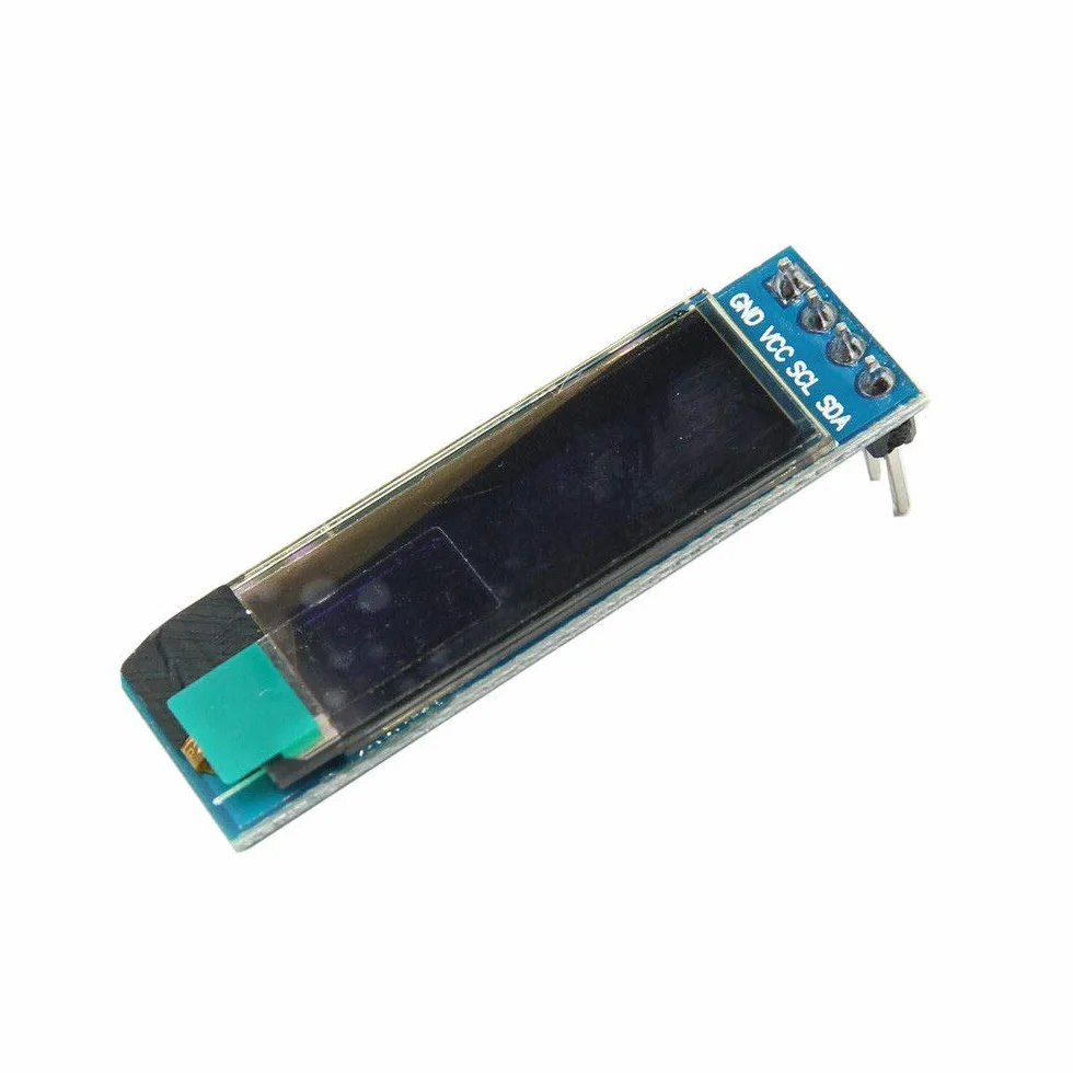 x2pcs 0.91 Inch Blue 128X32 OLED LCD LED Display Module