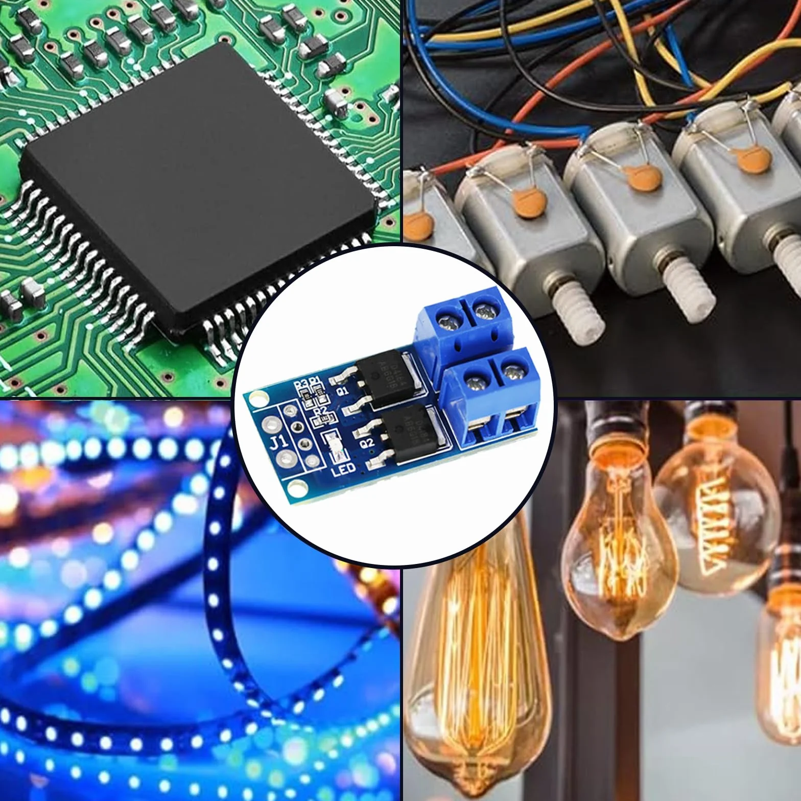 20 szt. DC 5V-36V 400W FET Przekaźnik Przełącznik Moduł Sterowania Płyta z podwójnym Mosfetem Moduł sterujący Przełącznik dualny Wysokowydajny moduł sterujący PWM Regulator Płyta sterująca Moduł