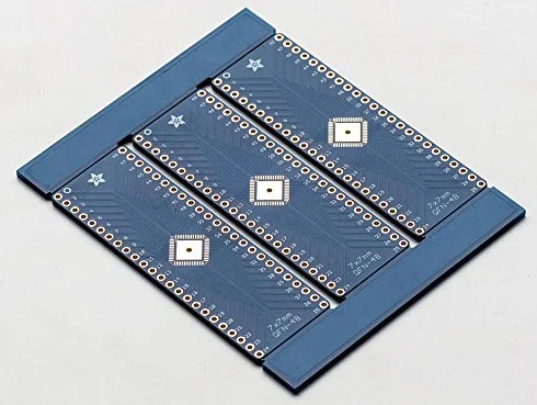 Adafruit SMT Breakout PCB dla 48-QFN lub 48-TQFP - 3-pak