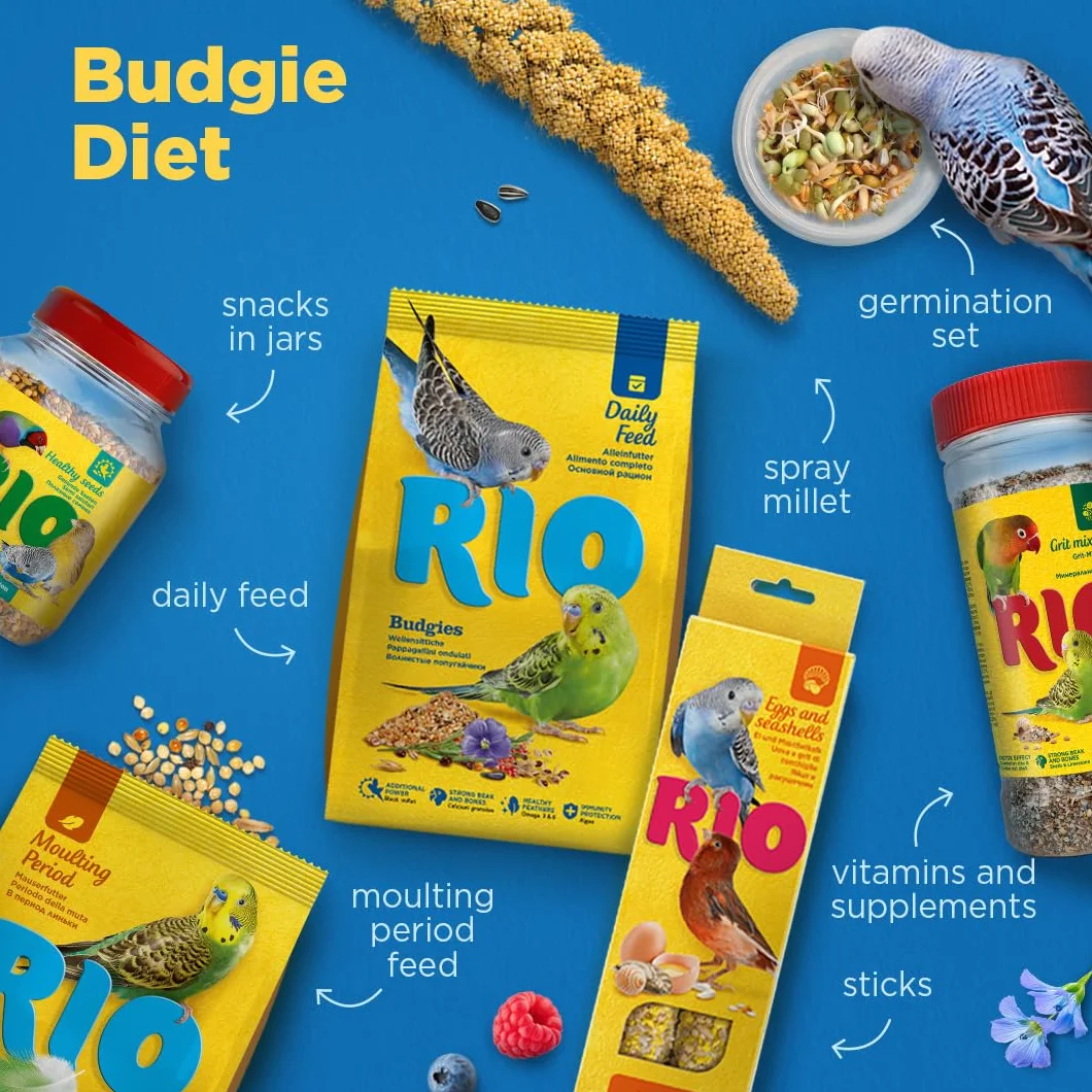 RIO Karma dla papużek falistych, 1 kg