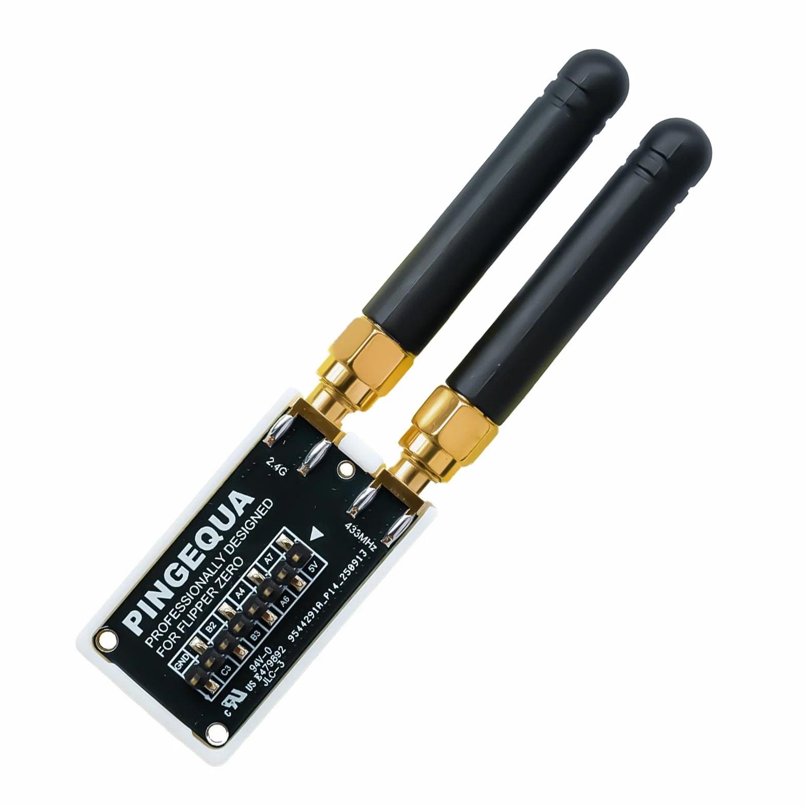 Flipper Zero NRF24 & CC1101 2-w-1 RF Devboard, ultrakompaktowy bezprzewodowy moduł, 2,4 GHz i 433 MHz, automatyczne przełączanie, Plug & Play z 3D-wydrukowanym obudową