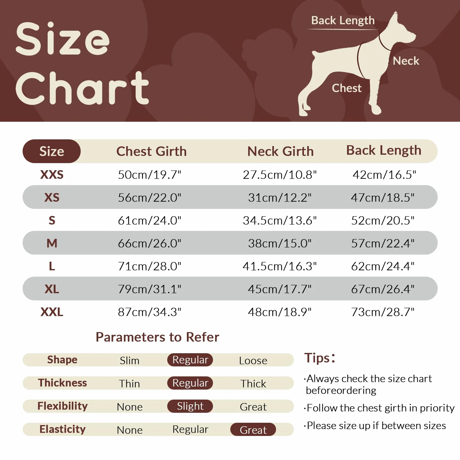 Sweter charta, polar, sweter dla psa, średni dla whipetów, pulower, szary, piżama, Lurcher, koszula polarowa, whippet, piżama, bluzy dla psów (brązowy, M)