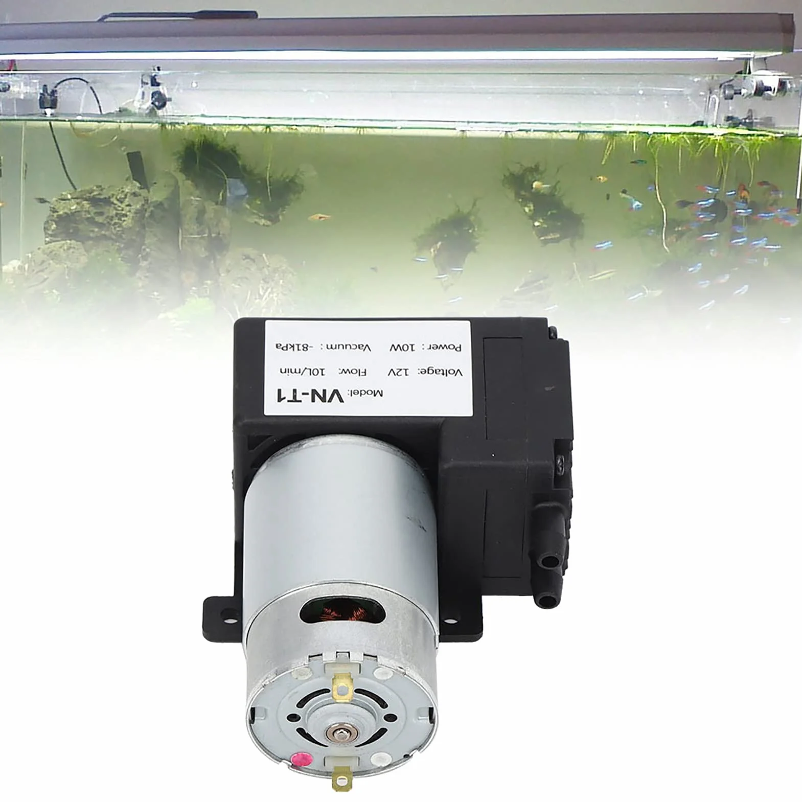 Mini Pompa Próżniowa VN T1 DC12V 10 L/min Niski Szum Przemysłowy