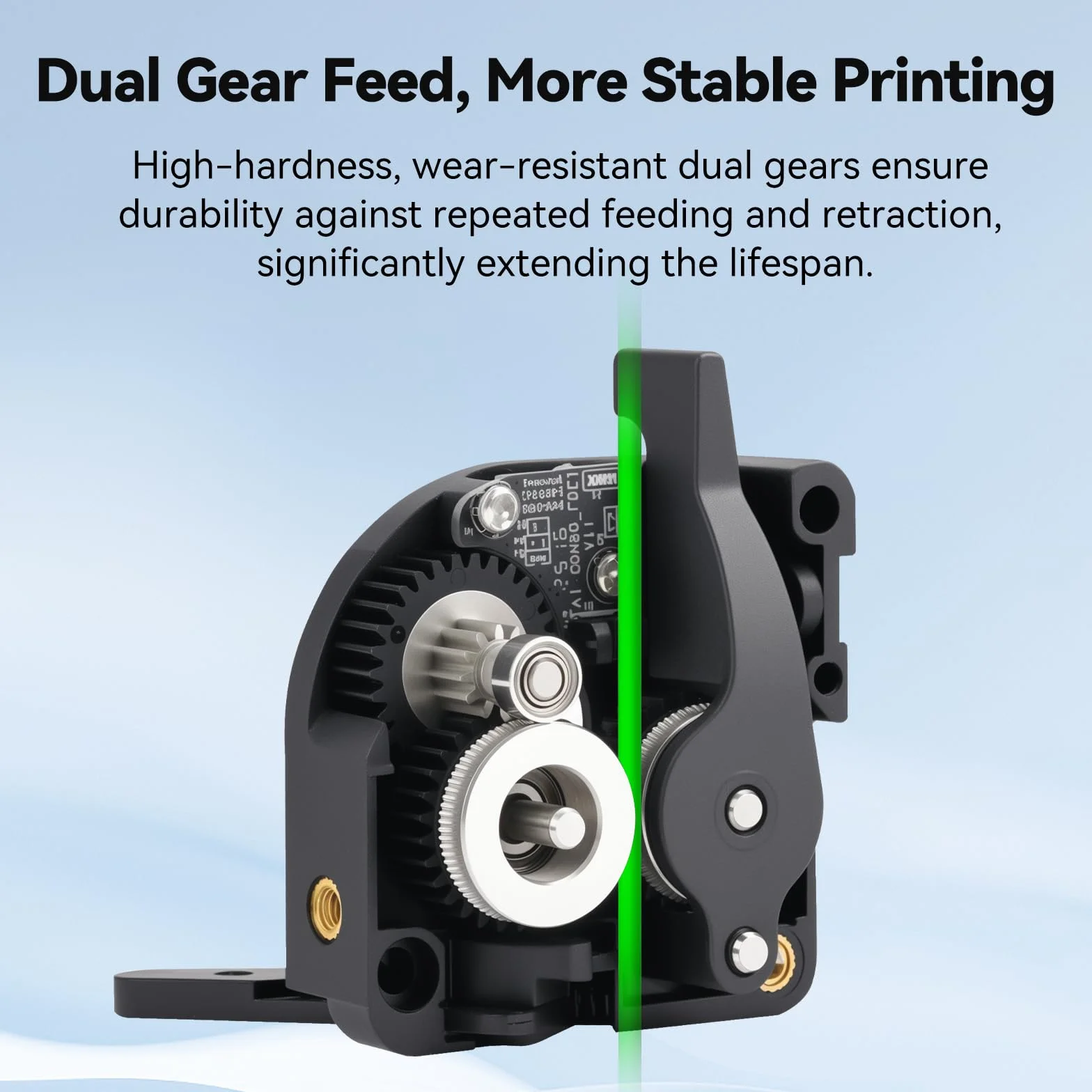 Creality CFS Multicolor Extruder Upgrade Kit dla K1/K1C/K1 SE/K1 Max, czujnik zerwania filamentu, podwójne koła zębate
