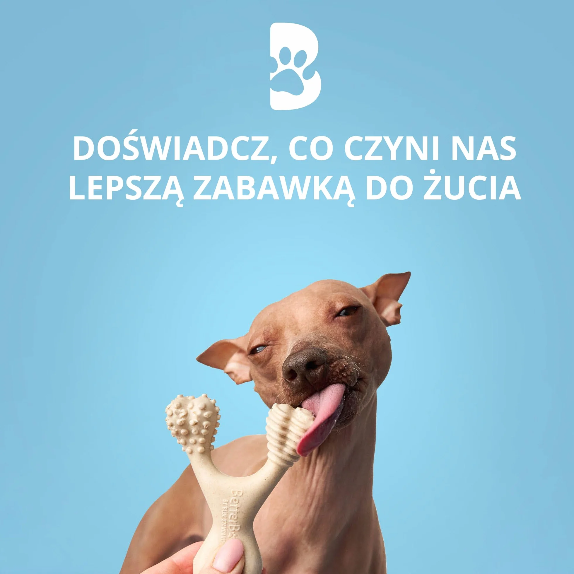 BetterBone - Zabawka dla psa do żucia - Small Soft Classic - wegańska kość do żucia dla psa, nylon i wolna od GMO na bazie celulozy, zabawka do żucia, miękka, neutralny smak, nie odpryskuje,
