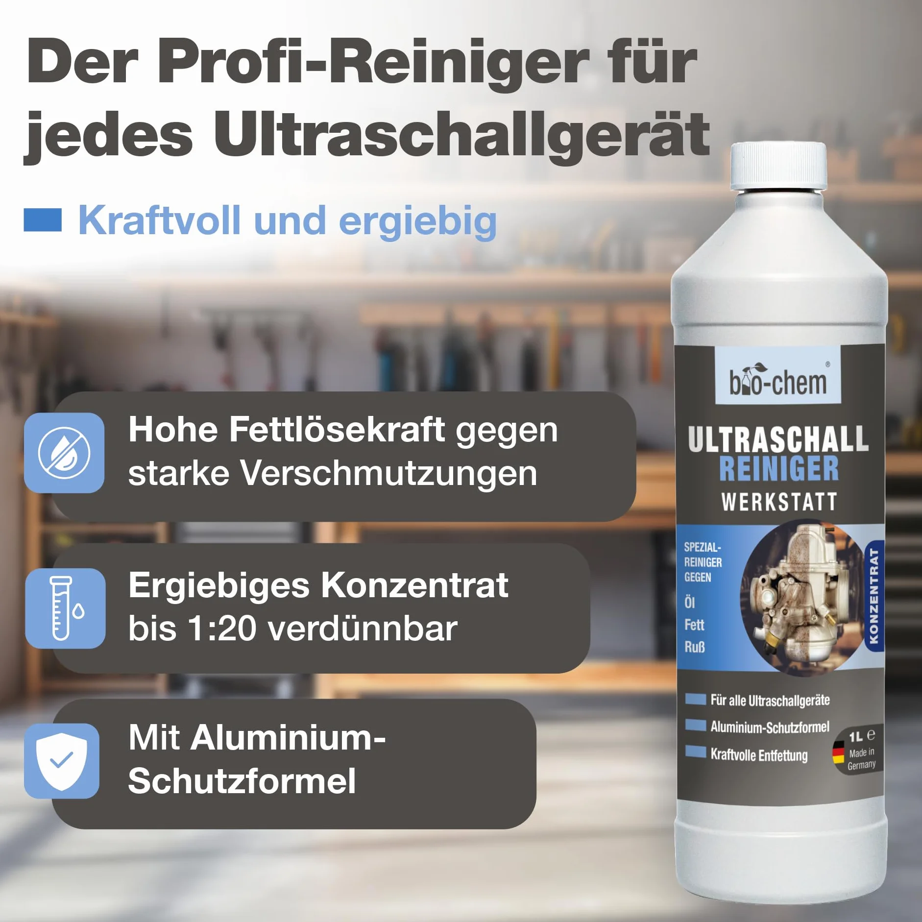 bio-chem Koncentrat do myjki ultradźwiękowej 5 L do gaźników metalu aluminium