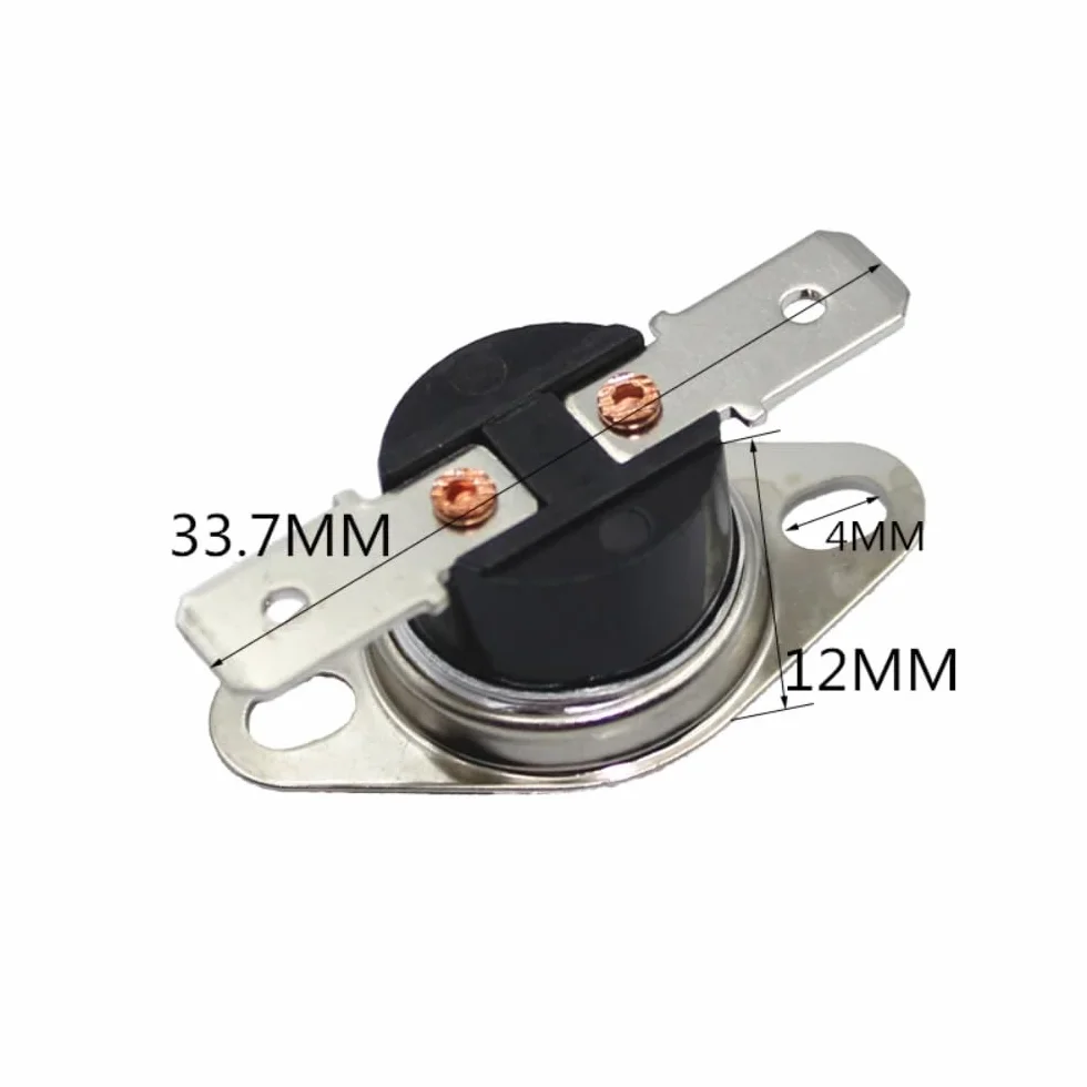DollaTek 5-pak KSD301 termostat 45 stopni Celsjusza prze??cznik sterowania termicznego 250 V 10 A normalnie zamkni?ty prze??cznik temperatury termostatu NC