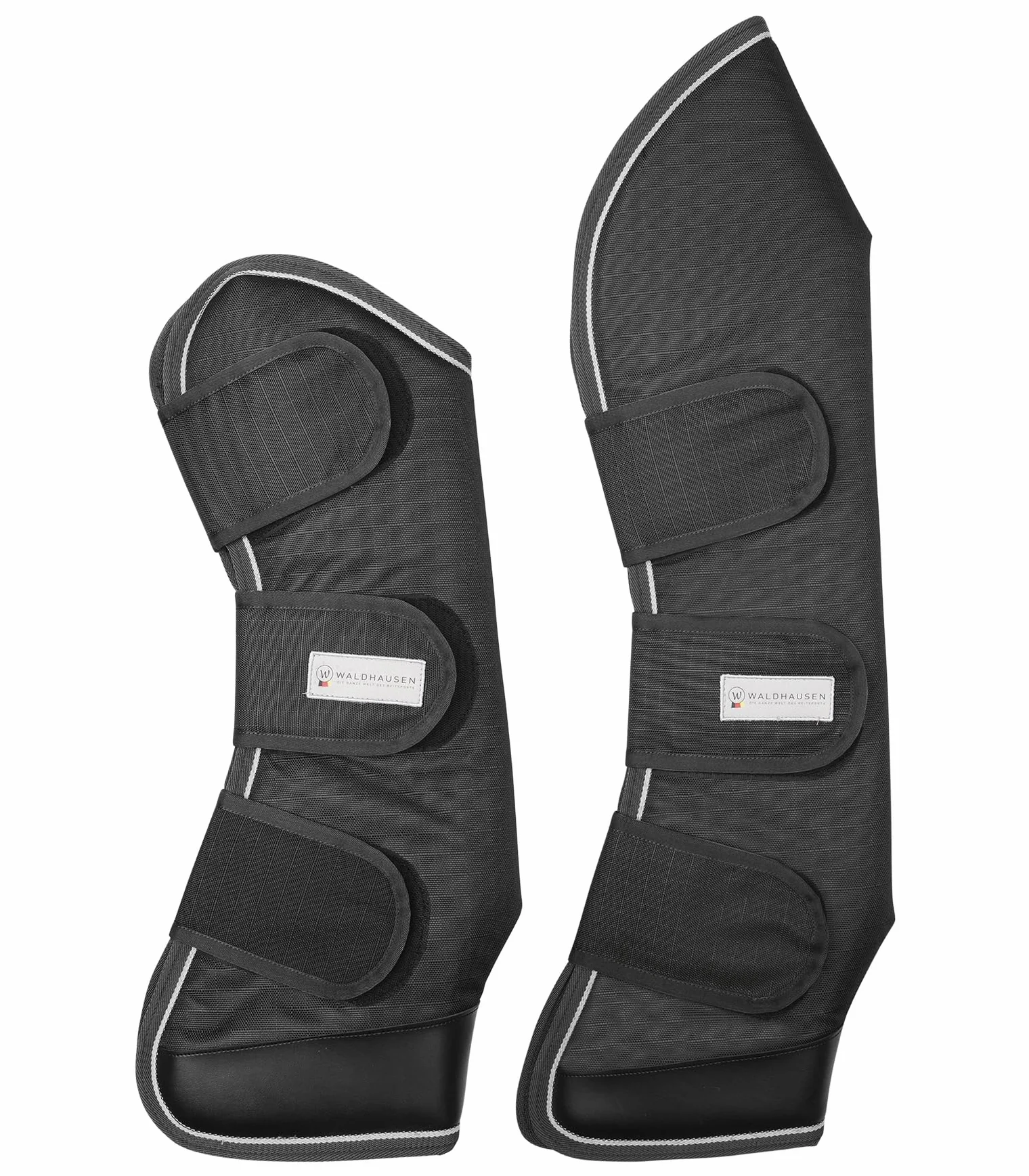 Waldhausen Ochraniacze do transportu (zestaw 4 szt.) 1200D Comfort Horse Fashion czarne koń gorączkowy