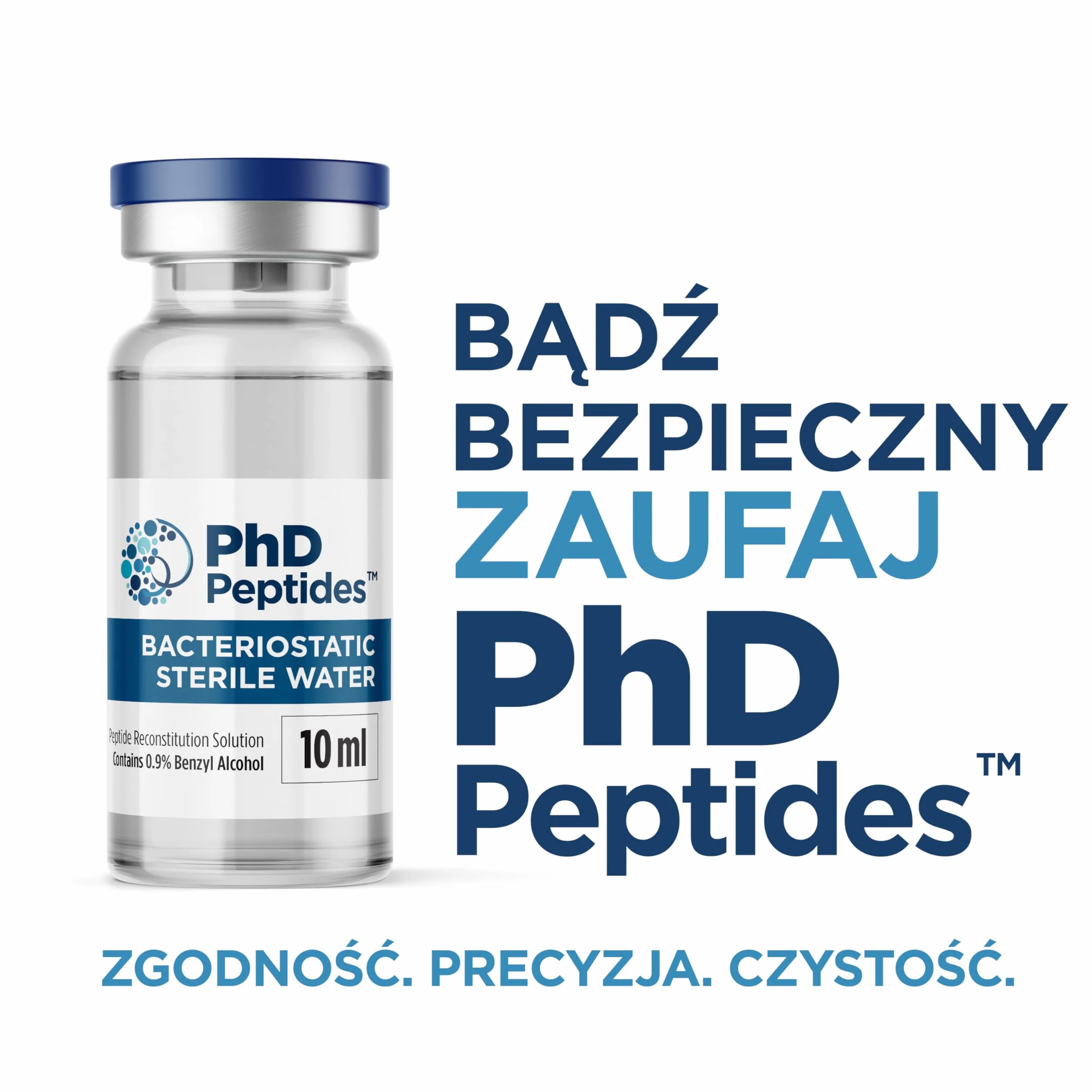 Bakteriostatyczna Sterylna Woda 10 ml Roztwór do Rekonstytucji Peptydów Bac Water