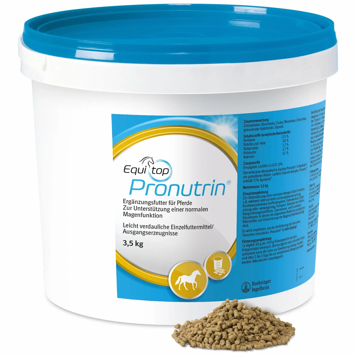 Boehringer-Ingelheim Unisex's BIH0030 Equitop Pronutrin, przezroczyste, regularne