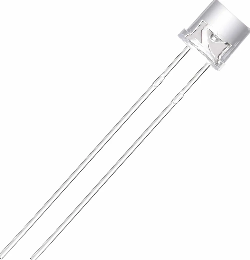 Chanzon 100 szt. 5 mm różowe diody LED przezroczysta płaska góra DC 3 V 20 mA