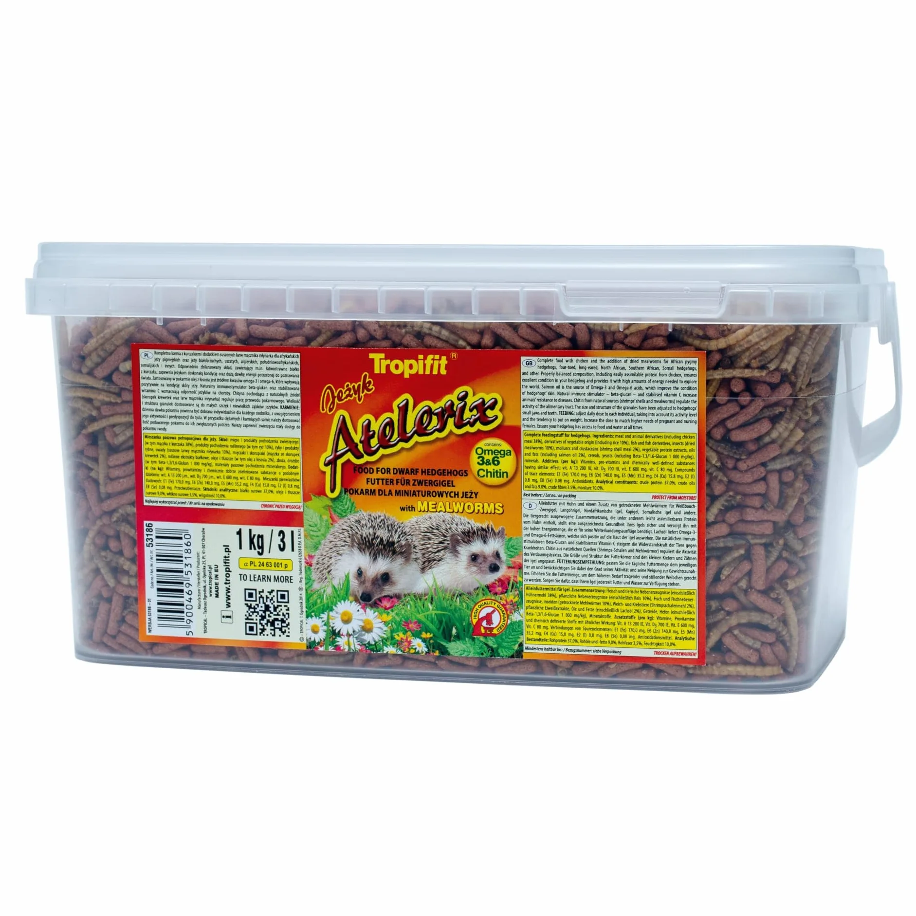 Tropical Premium Pokarm dla Jeży, 1 kg