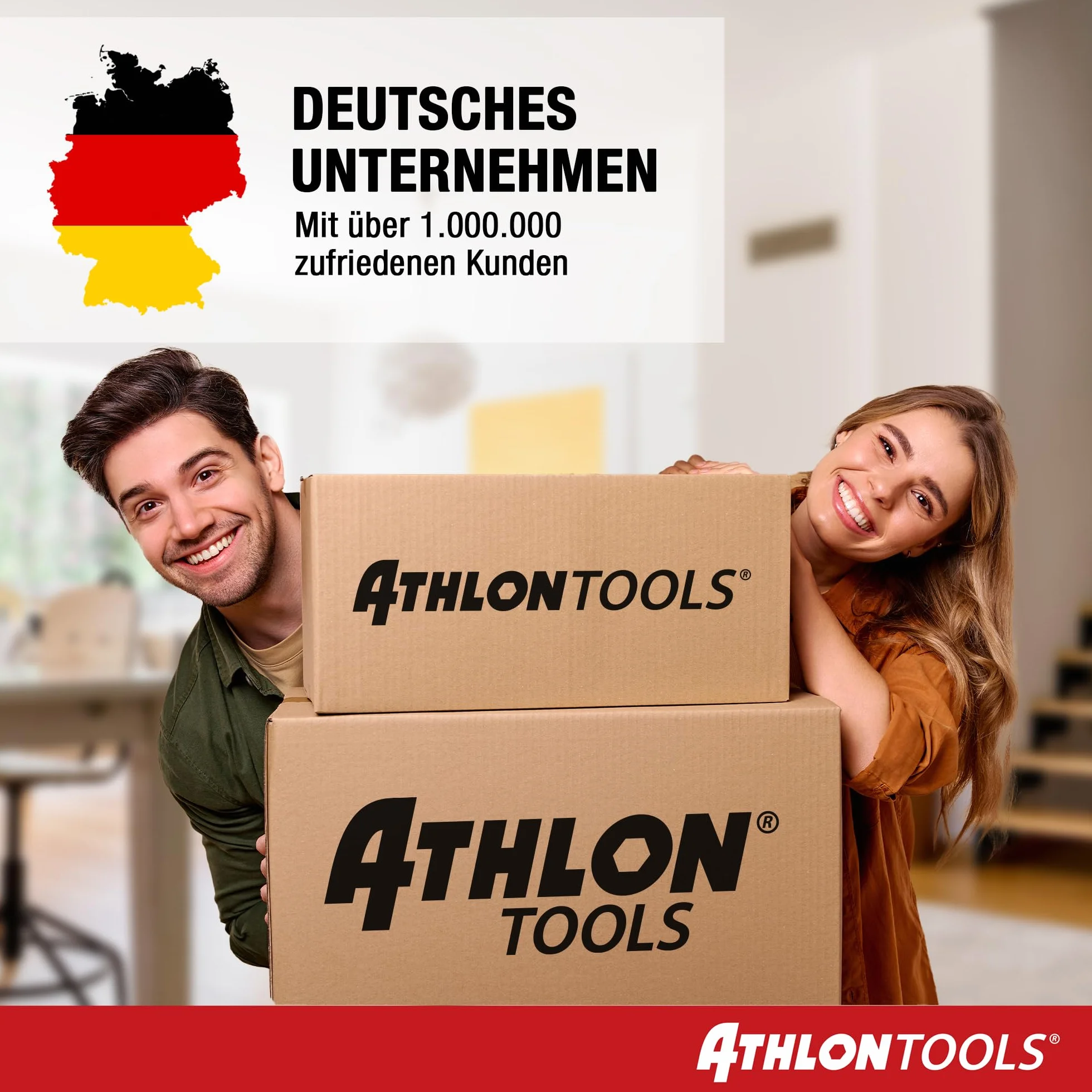 ATHLON TOOLS Wózek transportowy do dużych obciążeń, składany, 200 kg – stalowa rama z oponami wypełnionymi powietrzem, duże koła płynnie poruszają się i nie powodują wstrząsów, składany, zajmuje mało