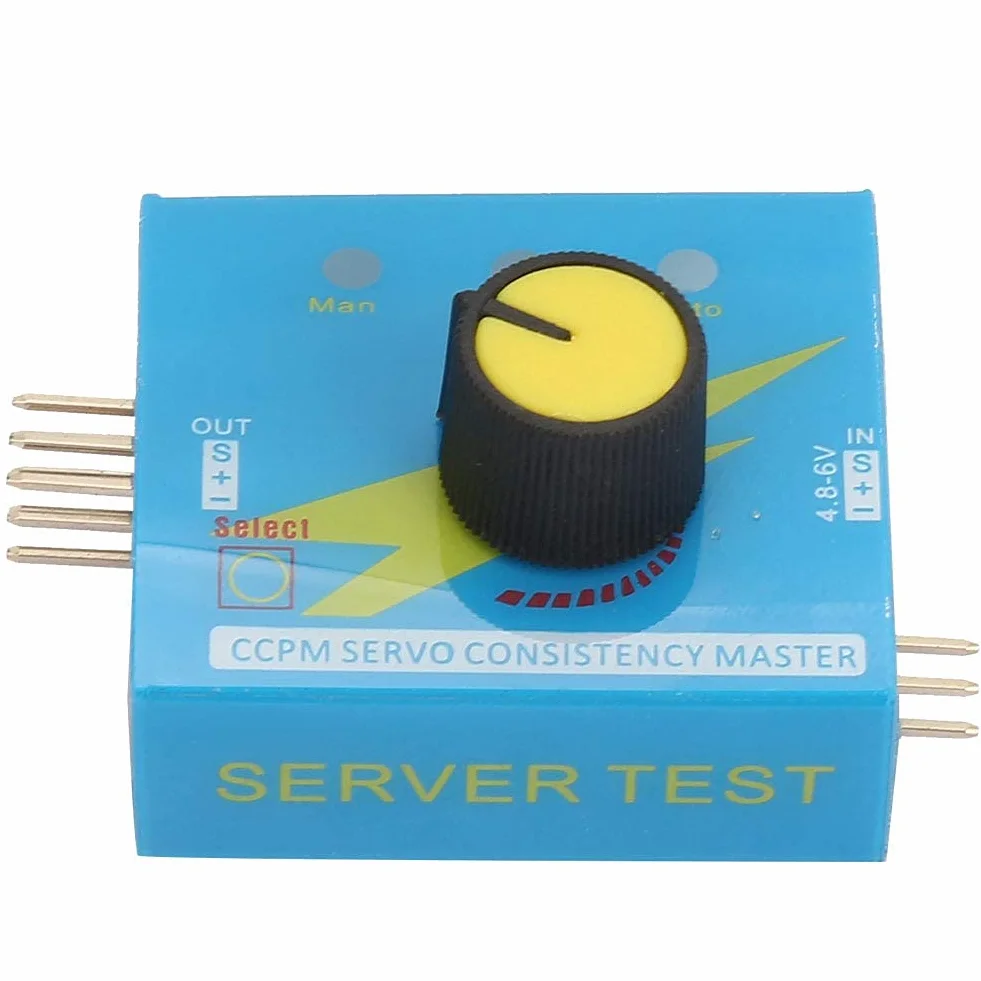 DC 4.2 6.0V 3 Kanały Tester Serwo Serwo, Youmile 2 szt. Tester Serwomechanizmu RC Kontrolery Kontrolery Prędkości Silnika Tester Silnik RC Testowanie ESC z Trójstopniowym
