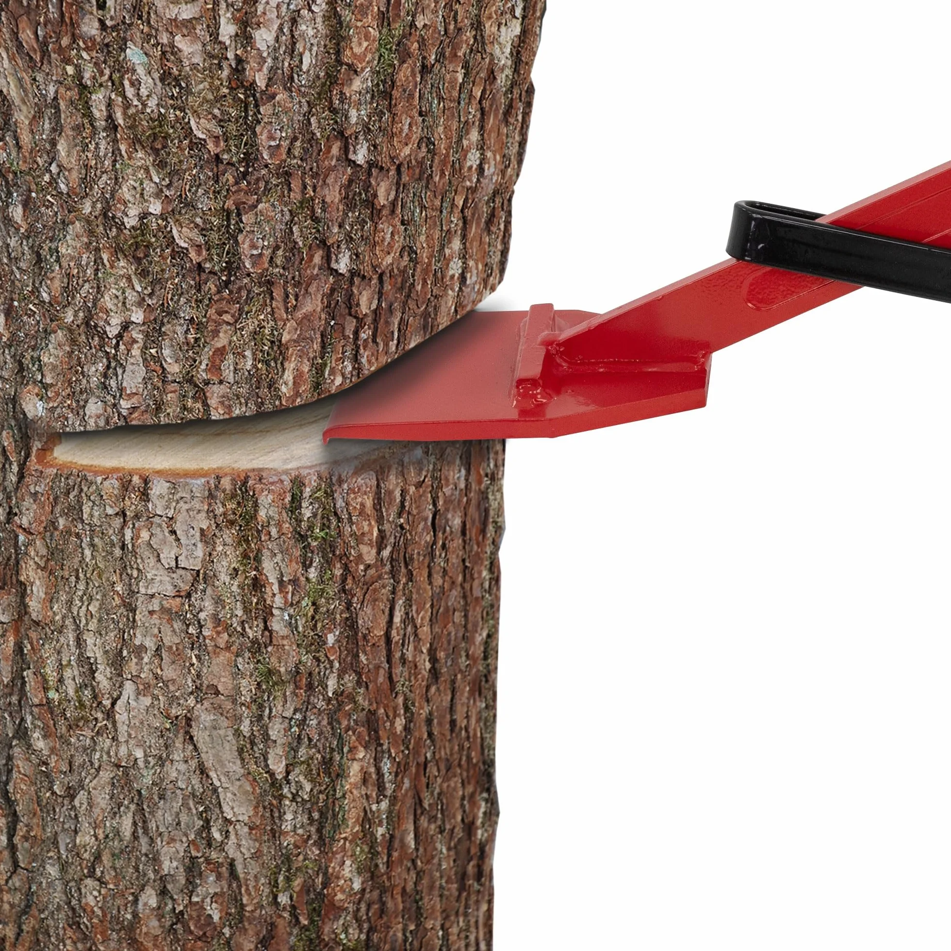 ECD Germany Podnosnik do scinki z hakiem do obracania - 120 cm - wykonany ze stali - gumowany uchwyt - max. obciazenie 500 kg - obracak do klód podnosnik reczny hak do obracania pomocnik do scinki