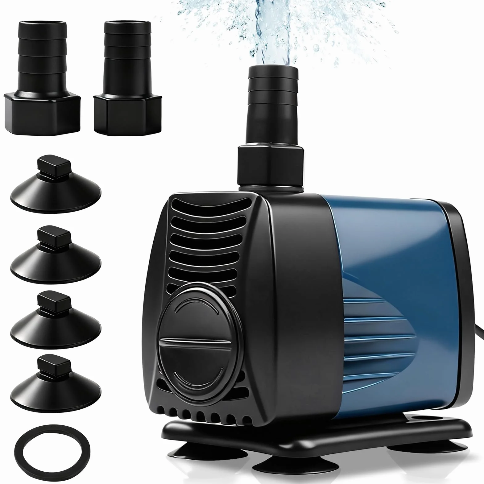 Mini pompa głębinowa 40 W, cicha, 3000 l/h, amfibia