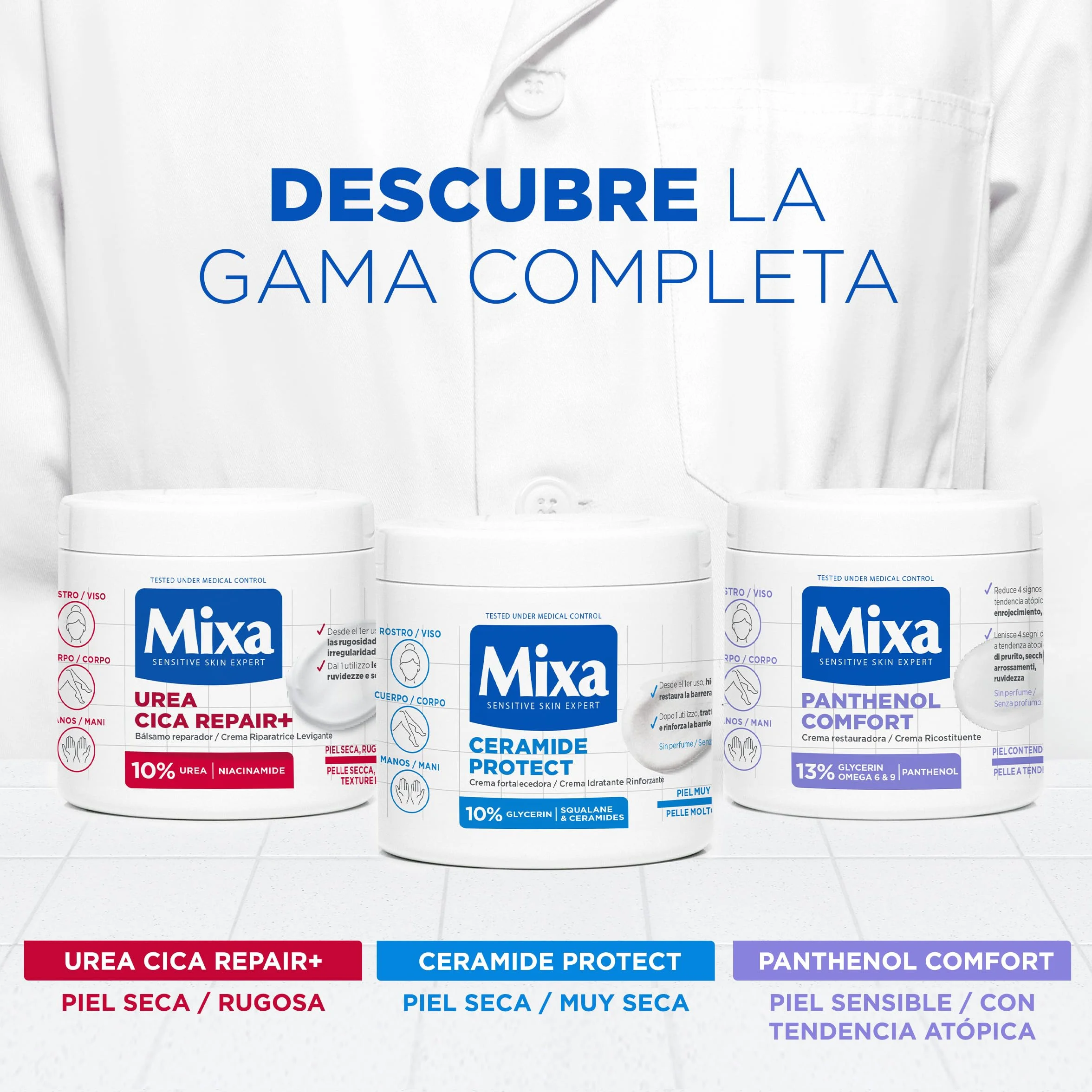 Mixa Ceramide Protect Crema Fortalecedora 400 ml