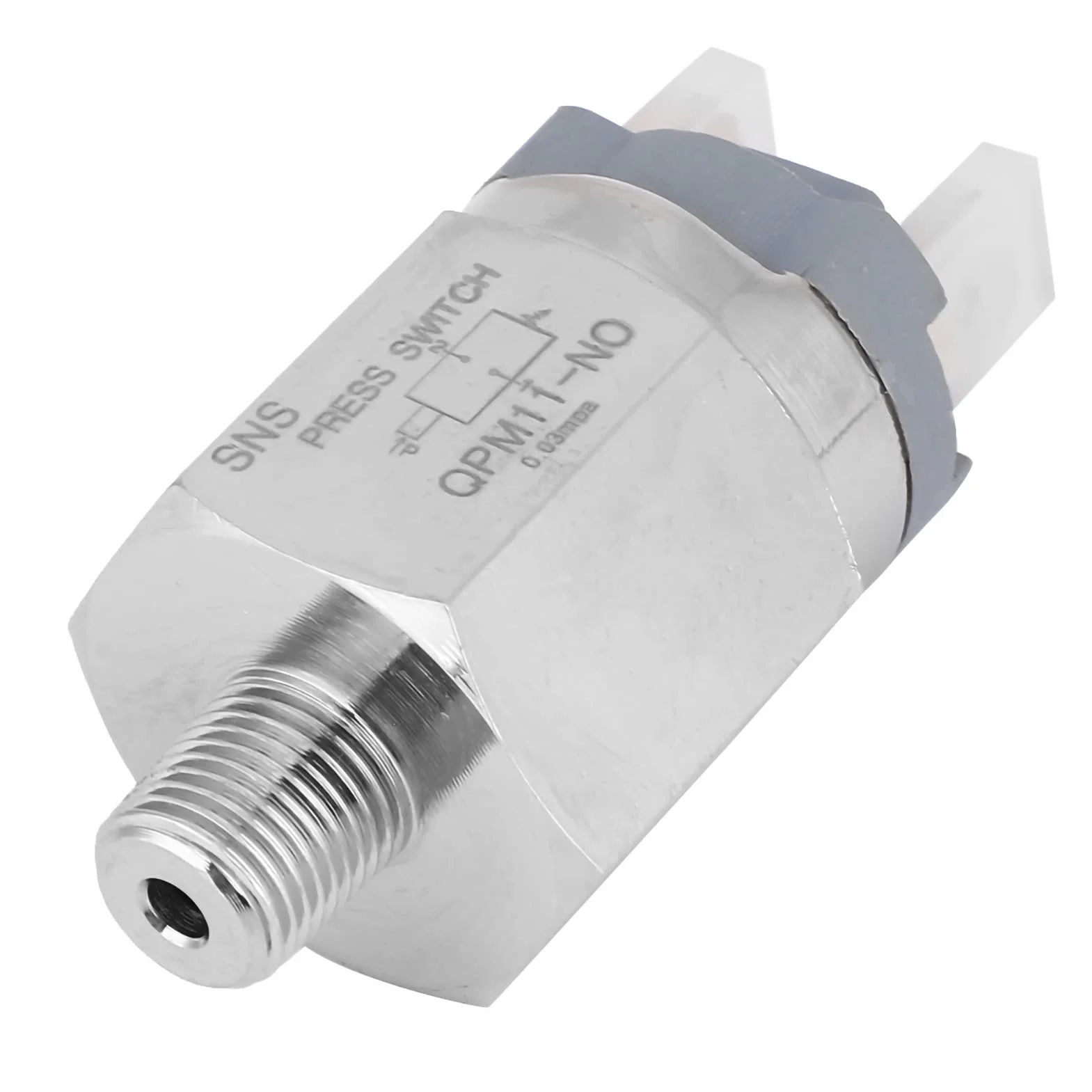 Przełącznik ciśnieniowy normalnie otwarty G1/8" QPM11-NO 0,02~0,1 MPa AC 220V 48V AC/DC