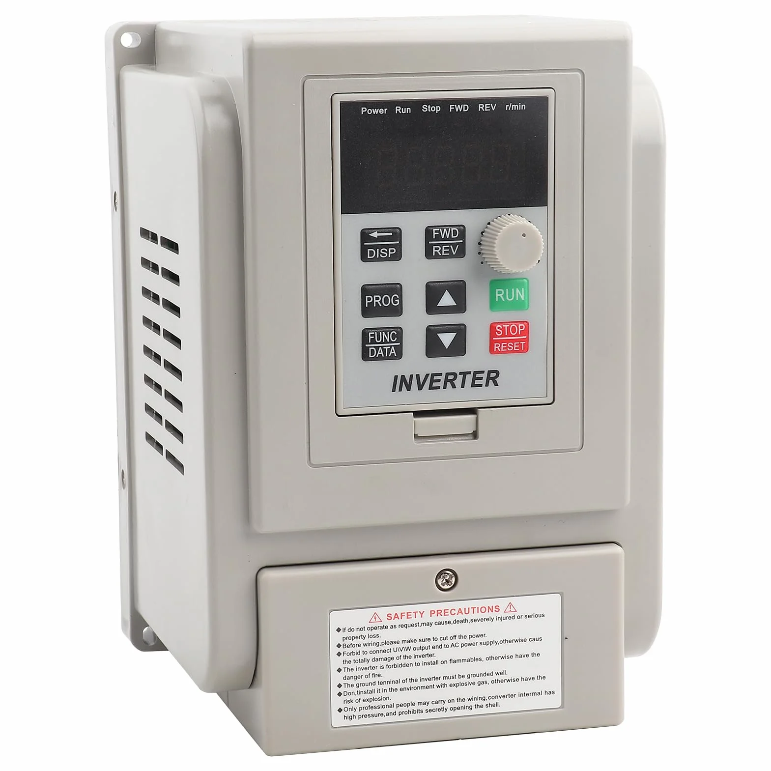 Przetwornica częstotliwości 4 kW VFD AT1-04K0X 220 V jednofazowa do silników 3-fazowych
