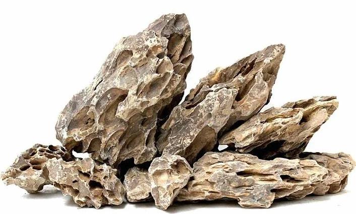 Kamienie do akwarium lub terrarium - naturalna dekoracja akwarium - morskie skały ozdobne - odpowiednie do biotypu Iwagumi - wspomagają filtrację wody - 10kg Dragon